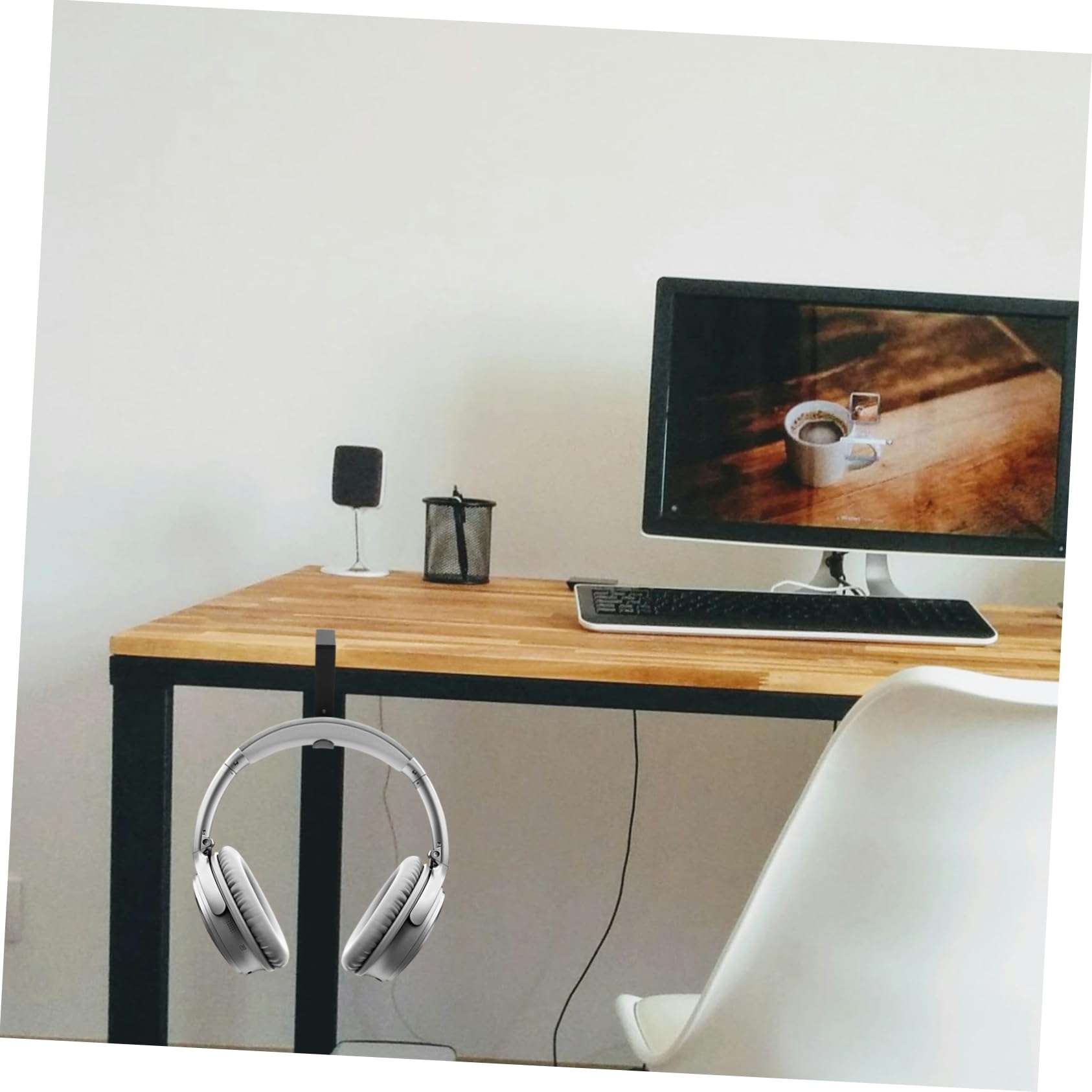 1pc Headphone Hook Headphone Holder Headset Shelf Rack Headphone Hanger Headphone Stand Headsets Stand Headphone Storage Hook Headset Holder Headphone Rack Headsets Holder 4