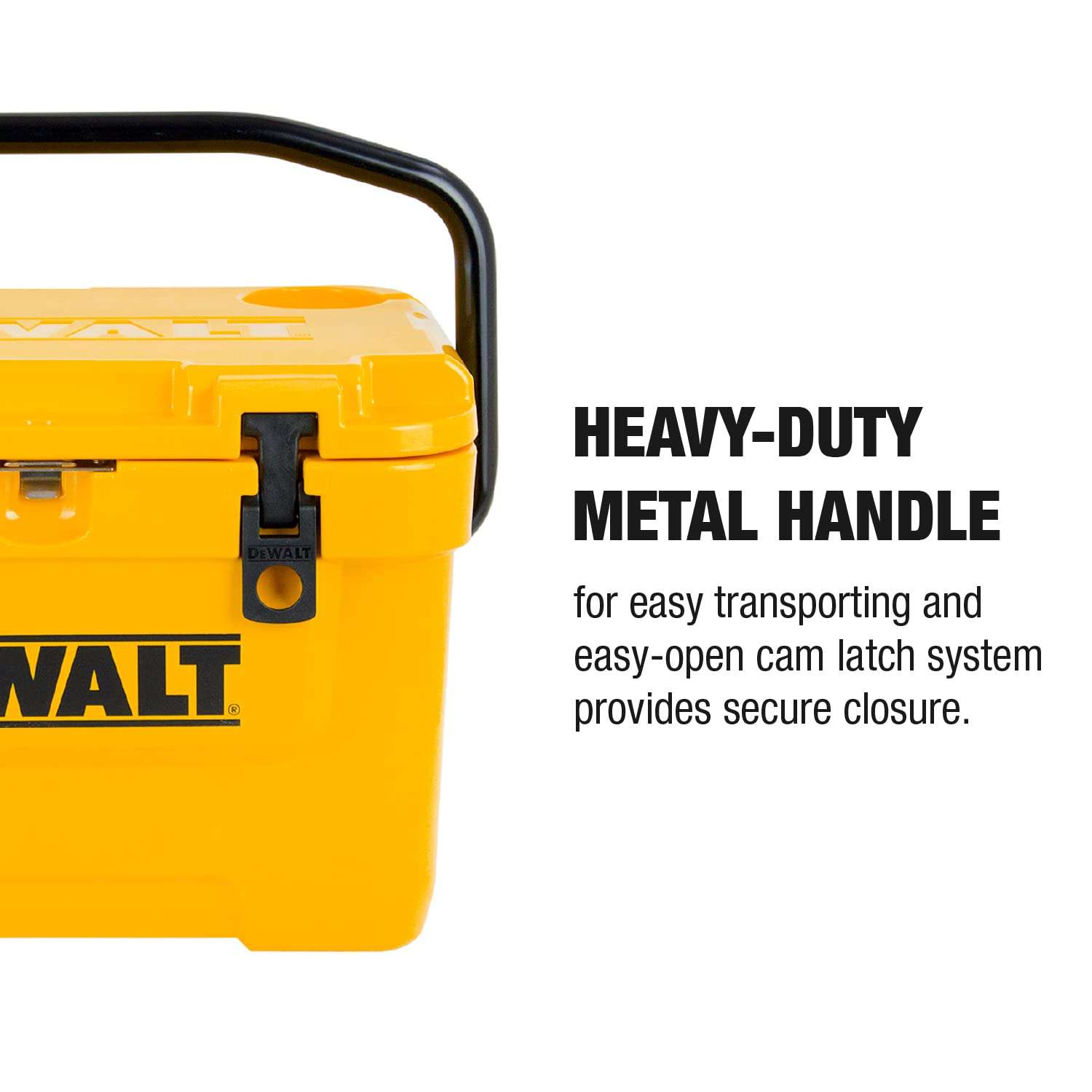 DEWALT 10 Qt Heavy Duty Cooler Bundle with 30 Oz Stainless Steel Tumbler 5