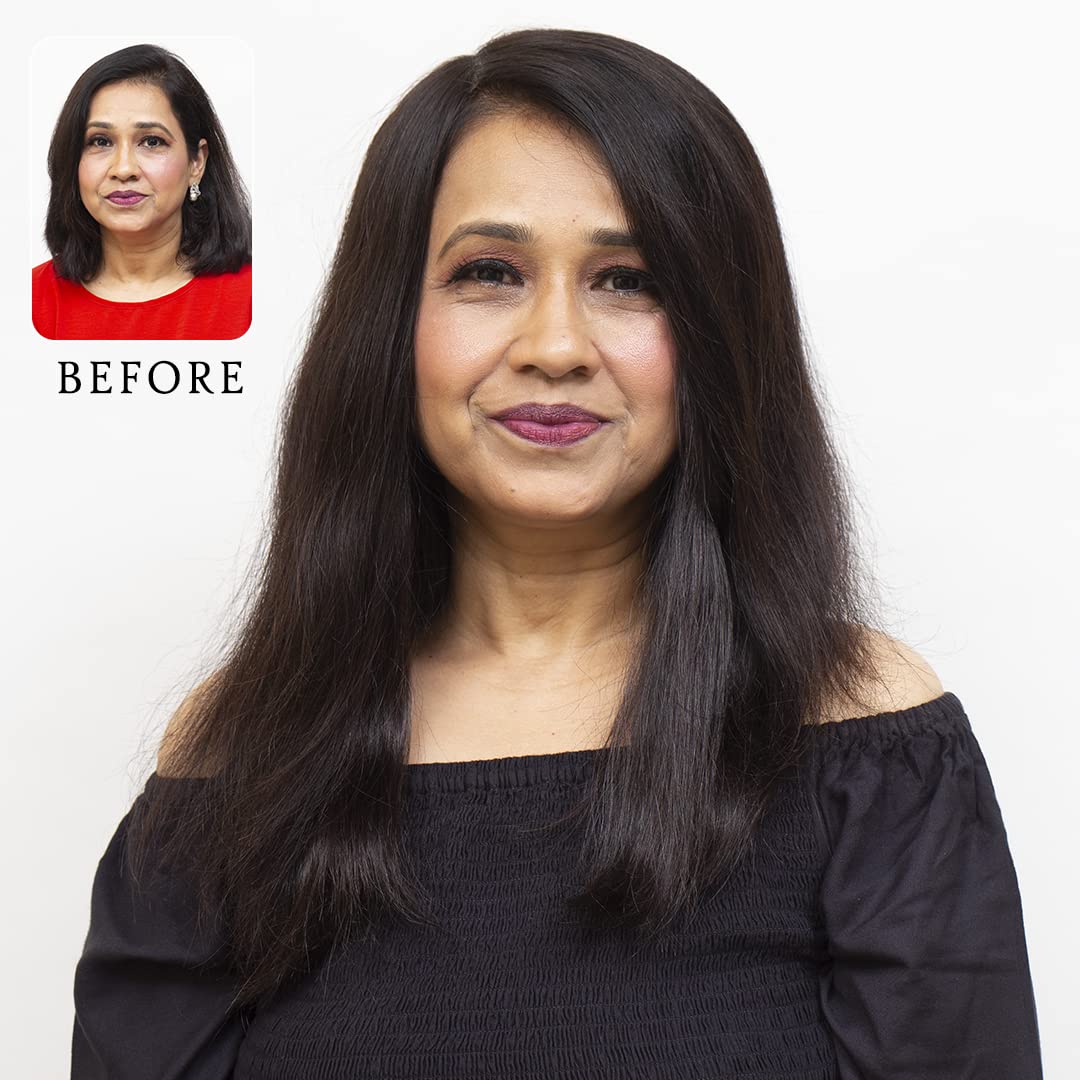 TOPPERS LACE -5X5 16 INCHES (NATURAL BLACK) 1