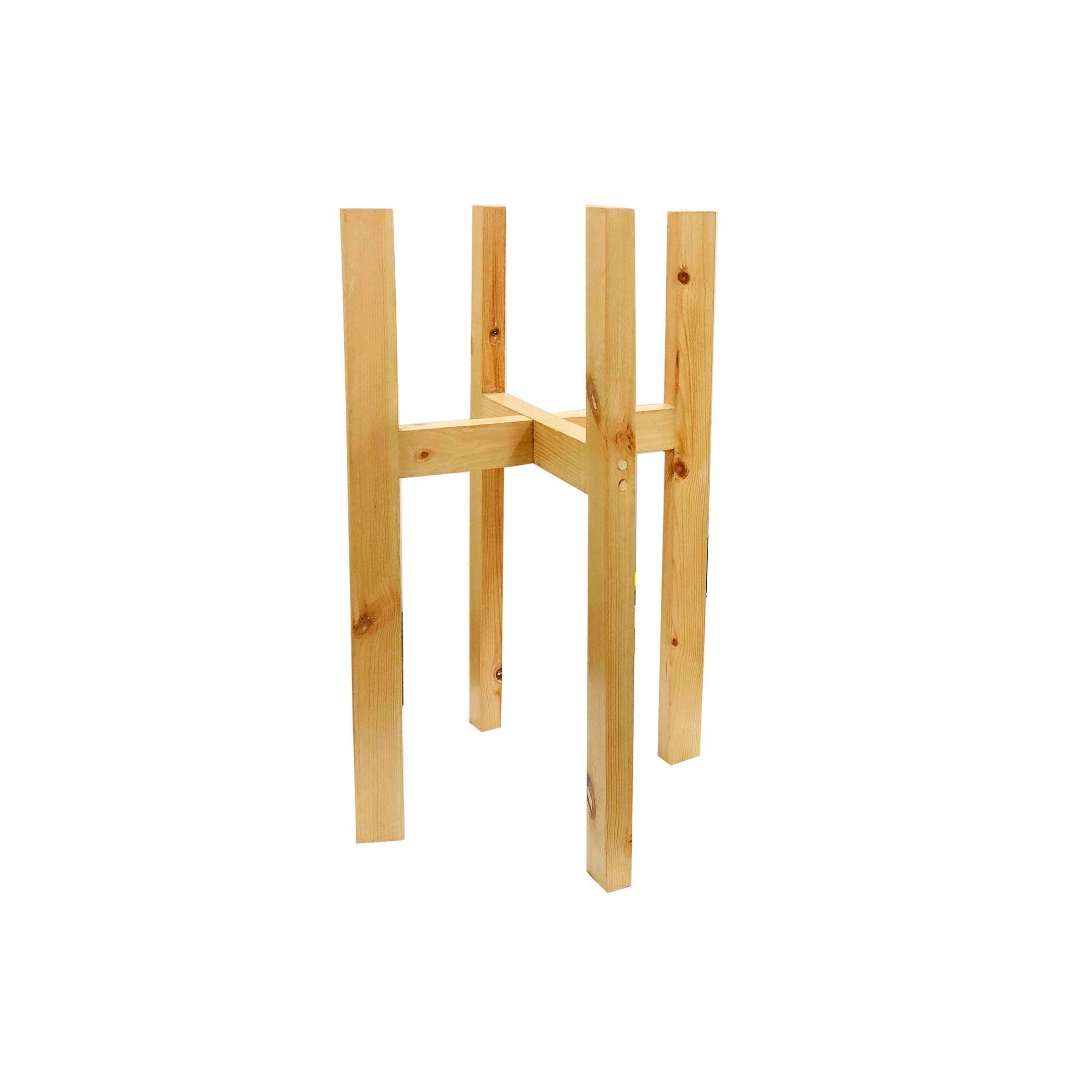 SHOPMEFAST Plastic;Wood Plant Stand (Brown_ 25 Inch x 15 Inch) 1