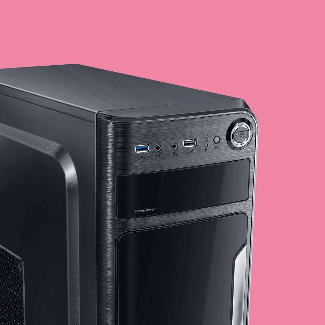 FINGERS PowerTower C8 Metal Computer Case - Black 4