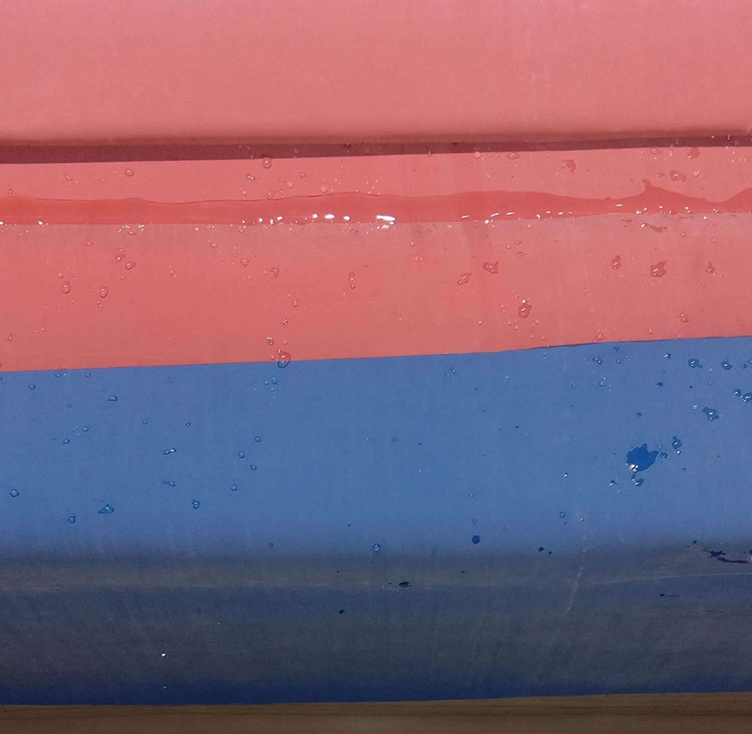 Humsafar Rubber Sheet/Macintosh Sheet/Mattress Protector for Hospital Bed or Baby Bed Colour: Red and Blue (3 Feet X 9 Feet) 3