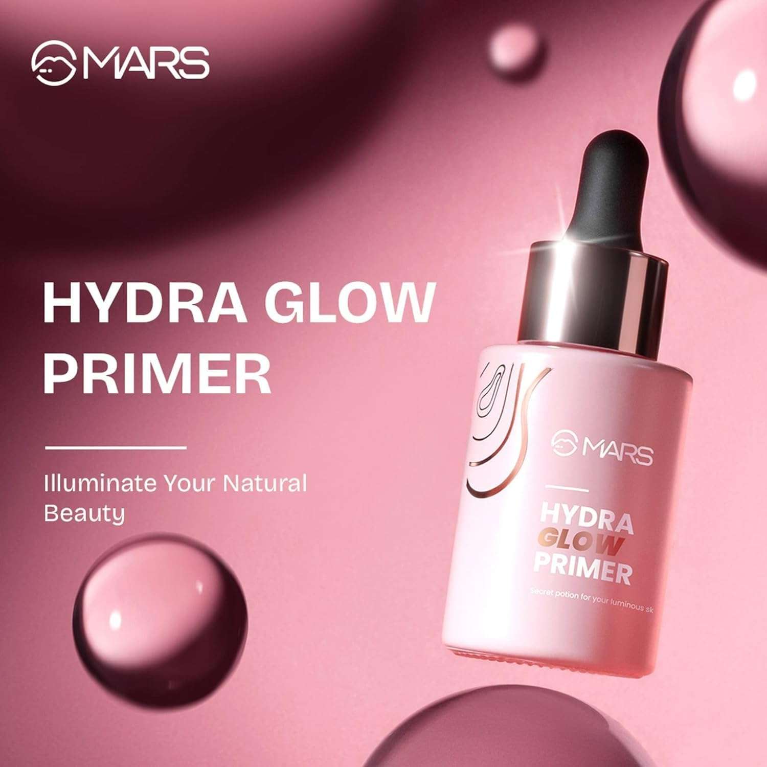 Ars Hydra Glow Primer For Women Proactive, Nourshing Base For Makeup All Skin Type T6 30Ml (Pack Of 1). 6