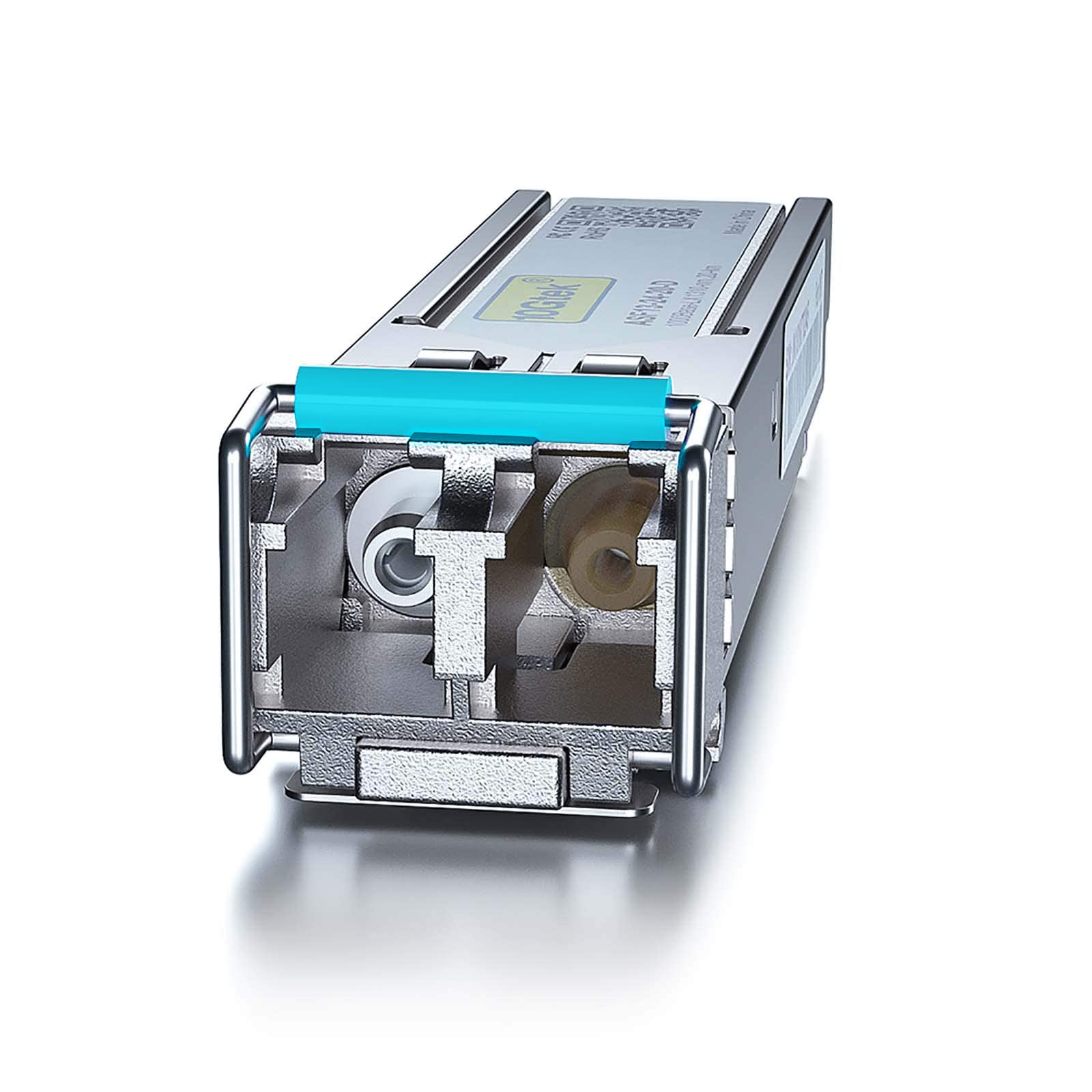 100Base-LX SFP Transceiver & 1-Pack of 1-Meter Fiber Patch Cable - LC to LC OS2 4