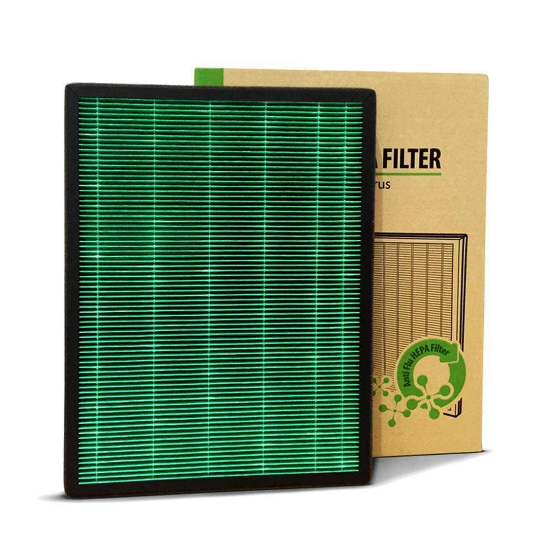 Filter for Coway Air Purifier, Longest Filter Life 8500 Hrs, Green True HEPA Filter, Traps 99.99% Virus & PM 0.1 Particles (HEPA Filter (AirMega Storm | AP-1220B)) 1