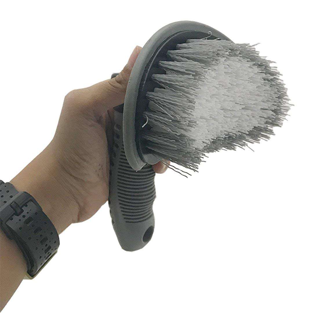 Auto Addict Wheel Tire Scrub Brush Hub Clean Wash Useful Brush Car Washing Cleaning Tool for Jaguar F-Type 6