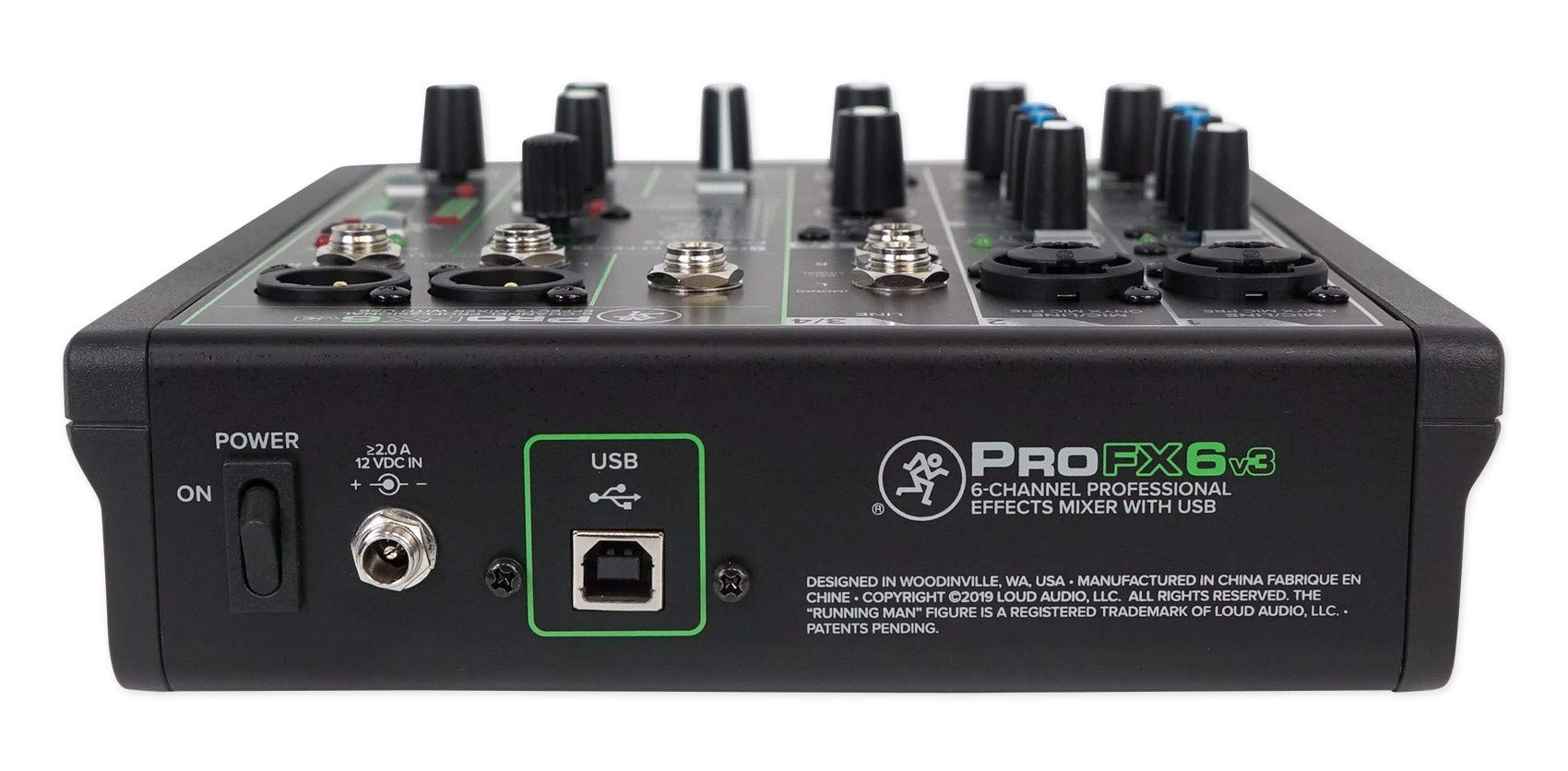 Mackie Performer Bundle with ProFX6v3 effects mixer with USB, two EM-89D dynamic mics and MC-100 headphones 6
