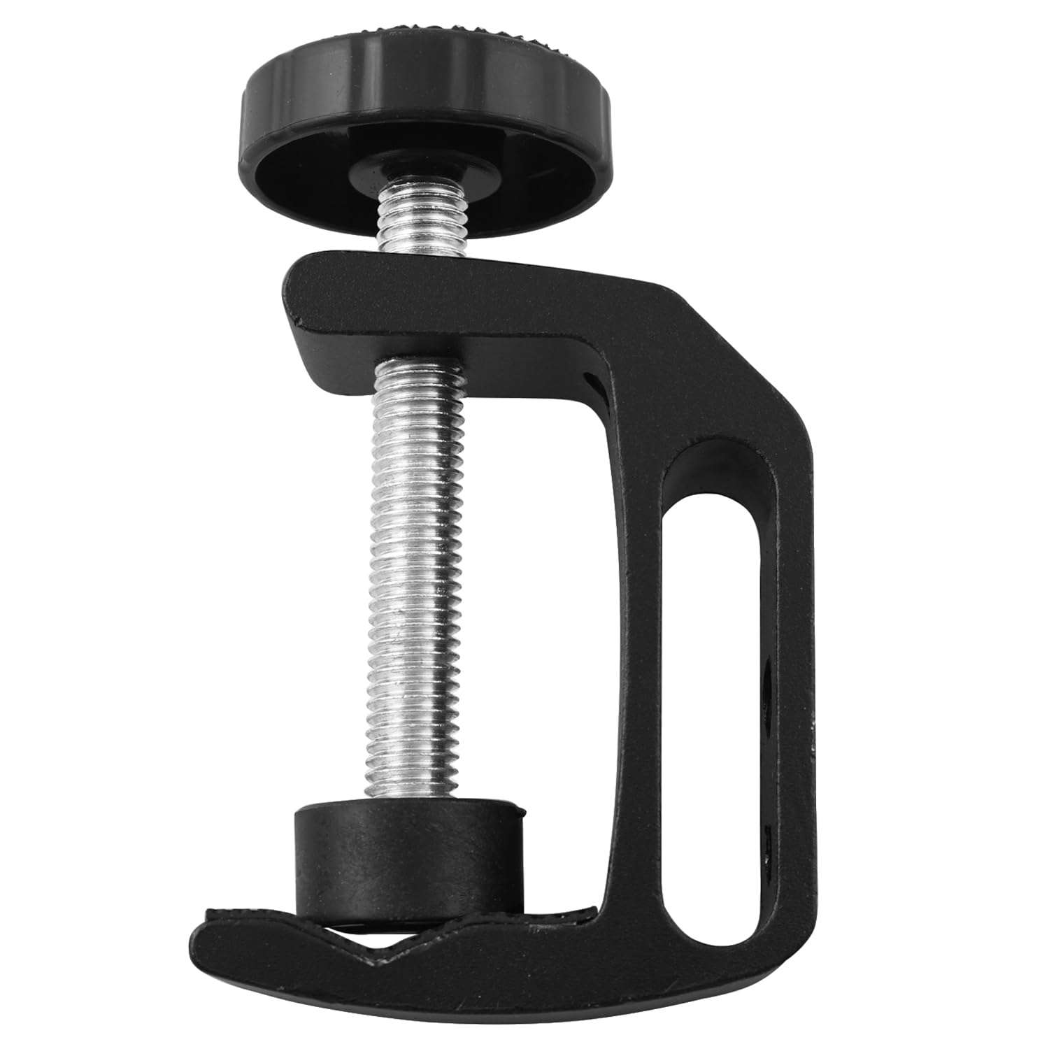 LQ Industrial Aluminum Alloy C-shaped Desktop Clamp Bracket Small Size Universal C-shaped Flash Camera Tripod Photography Stand for Desktops Office Desks Benches Workbenches and Pillars 1