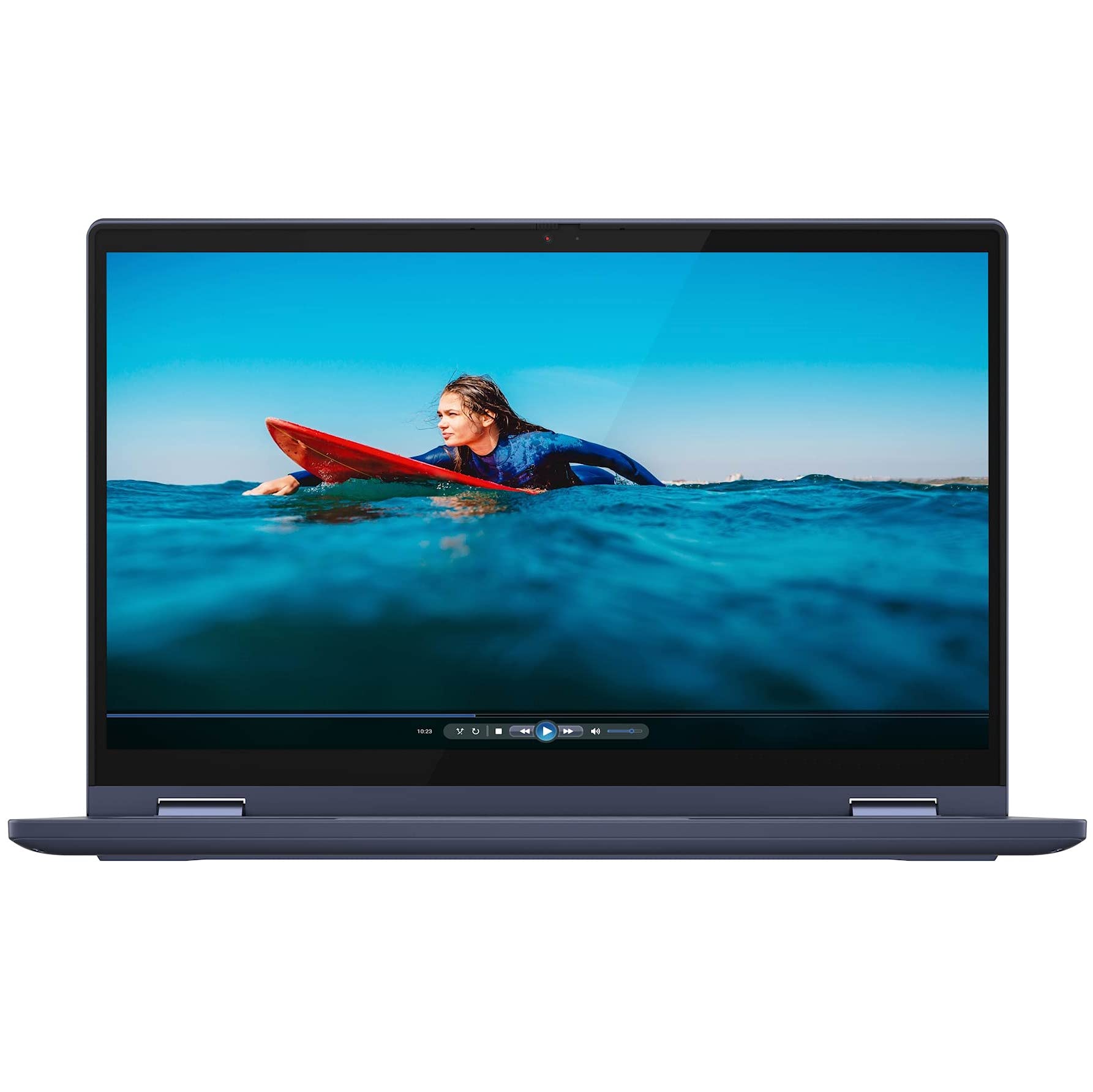 Lenovo Yoga 6 AMD Ryzen 7 5700U 13.3" (33.782cm) FHD IPS 2-in-1 Convertible Touchscreen Laptop (16GB/1TB SSD/Windows 10/MS Office/Backlit Keyboard/Fingerprint Reader/Abyss Blue/1.31Kg), 82ND004GIN 2