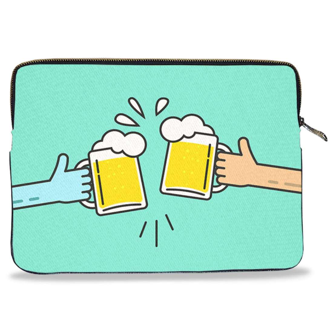 MAUJ Cheers Canvas Laptop Sleeve for 13.3 1