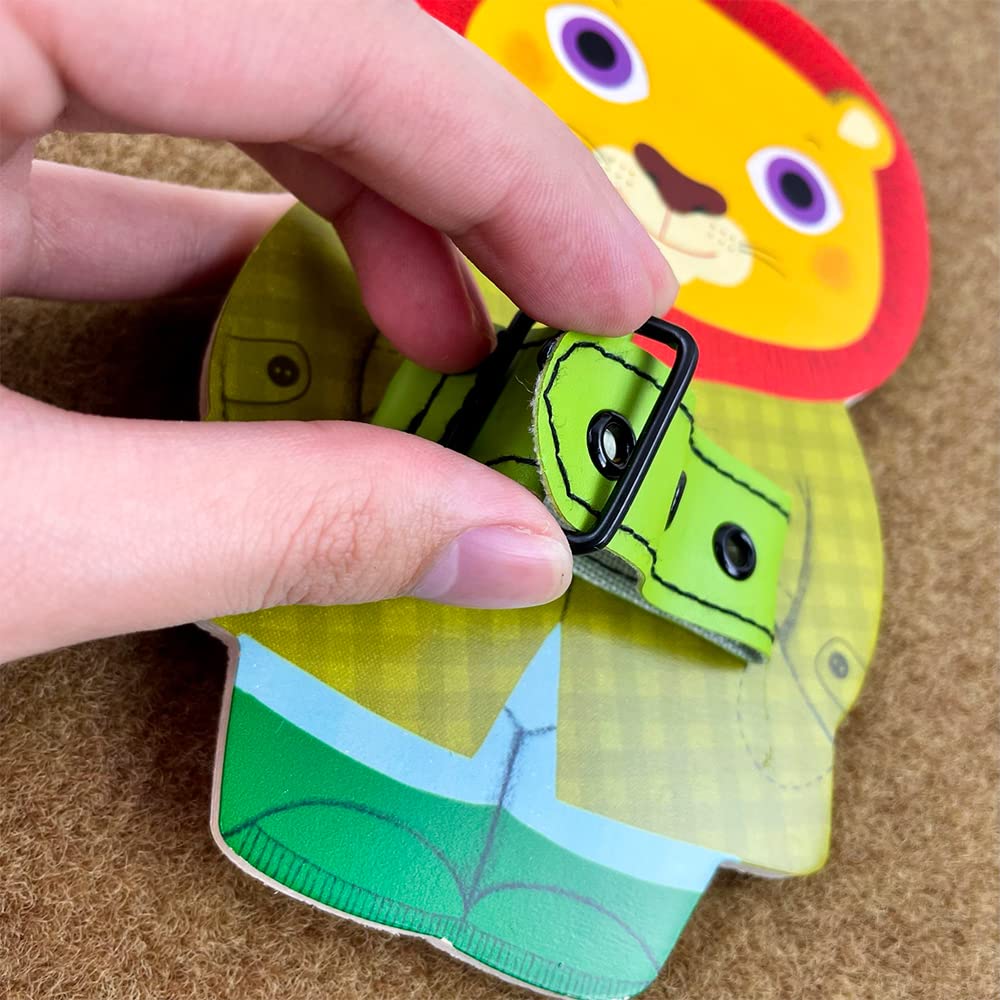 DJECO Attachtou Tying/Fastening Wooden Skill Boards 4