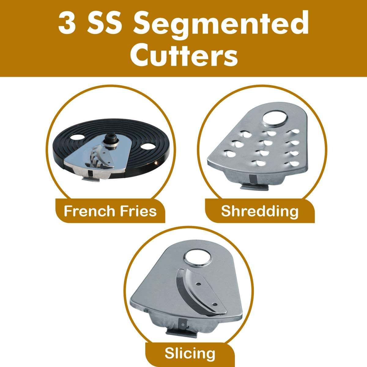 Inalsa Mixer Grinder/Food Processor 800 Watts - Verve |100% Pure Copper Motor| 2 Multipurpose Jars & 11 Accessories, (Black/Silver) 6