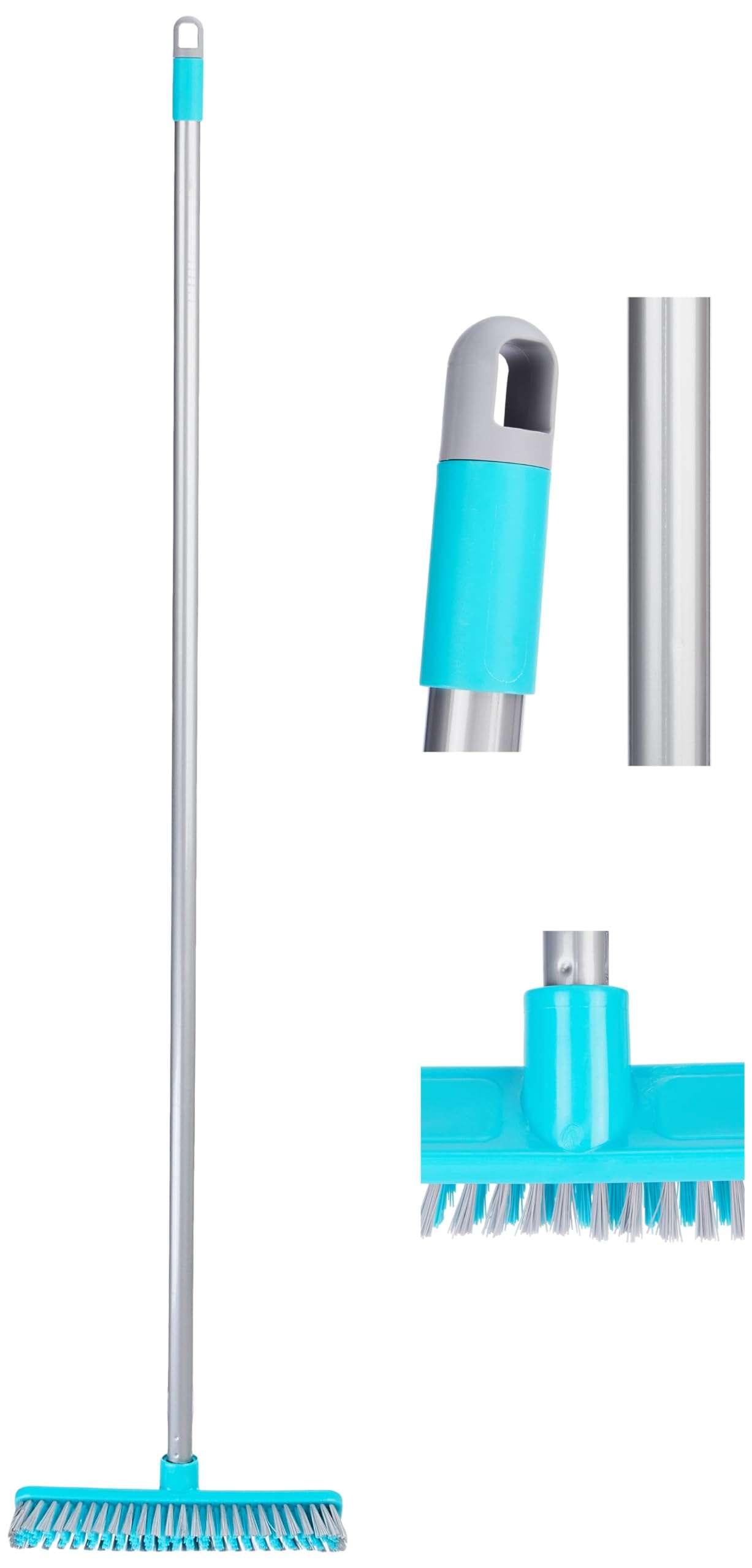 Presto! Scrubby Hard Brush with 120 CM Metal Handle-Turkish Dark Green, Hard_Floor 5