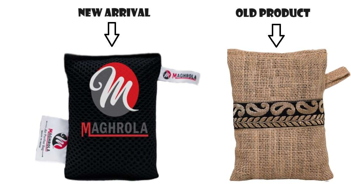 MAGHROLA Non Electric Air Purifier Natural Activated Coconut Charcoal Bag,Dehumidifier & Air Purifier For Car,Home Air Purifier and Freshener for Refrigerator, Shoes,Car,Wardrobe,Kitchen [ 250gm ] 3