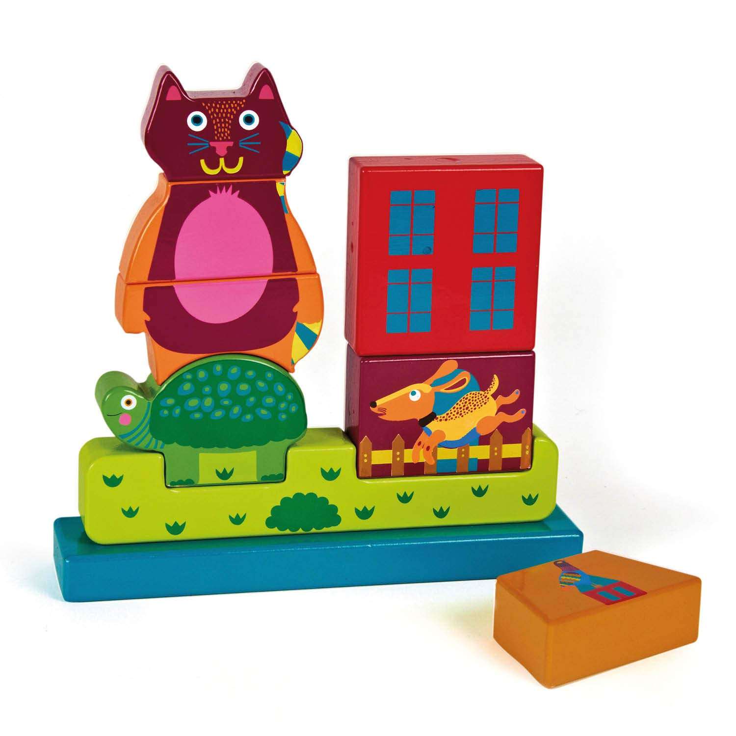 OOPS Imagine Puzzle - City Theme - Wooden Magnetic Toy Puzzle for Toddlers 1