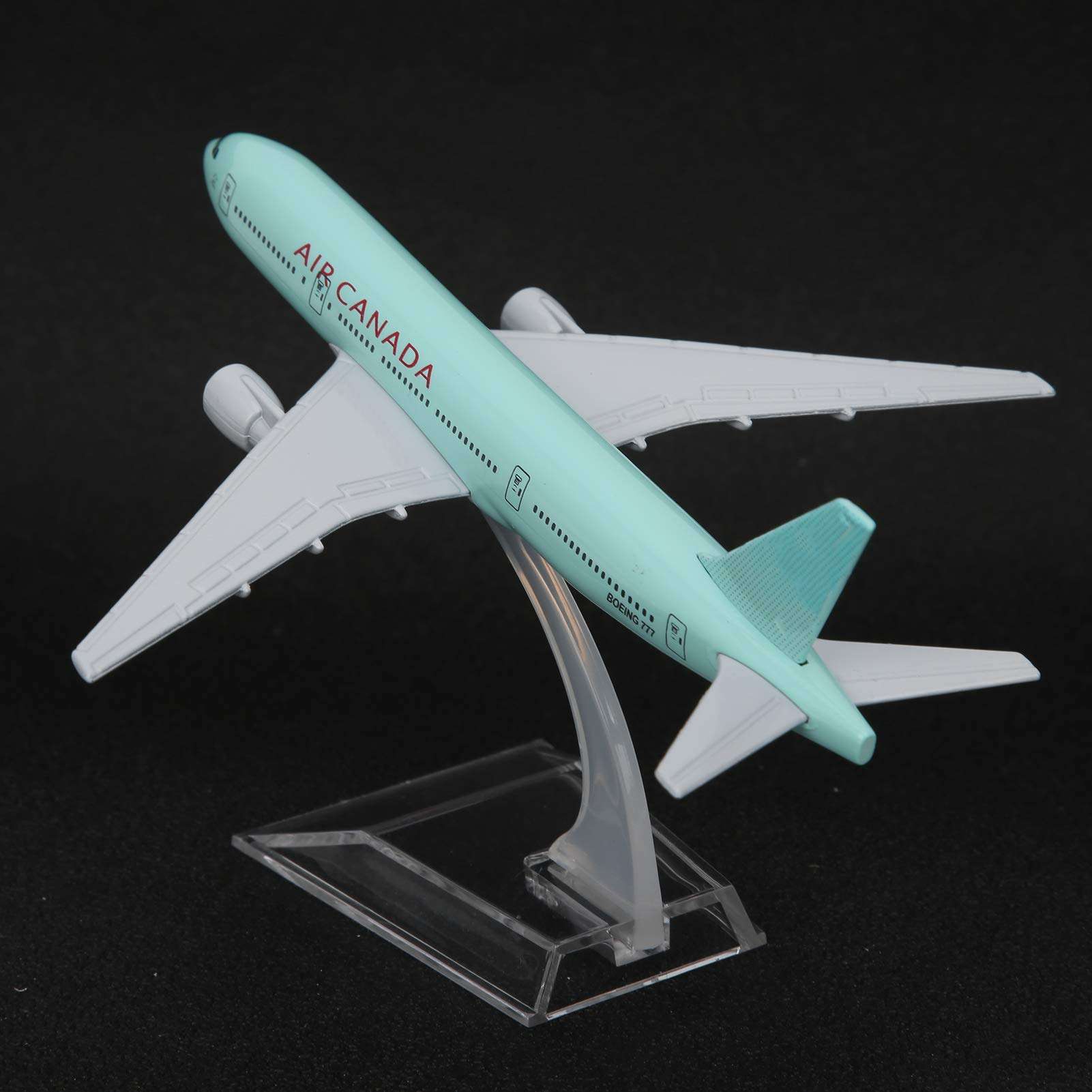 Fly Model, with Base Bracket Alloy Airplane Model, Beautiful Corrosion Resistance High Hardness for Kids Aviation Collection Office((Canada 777)) 3