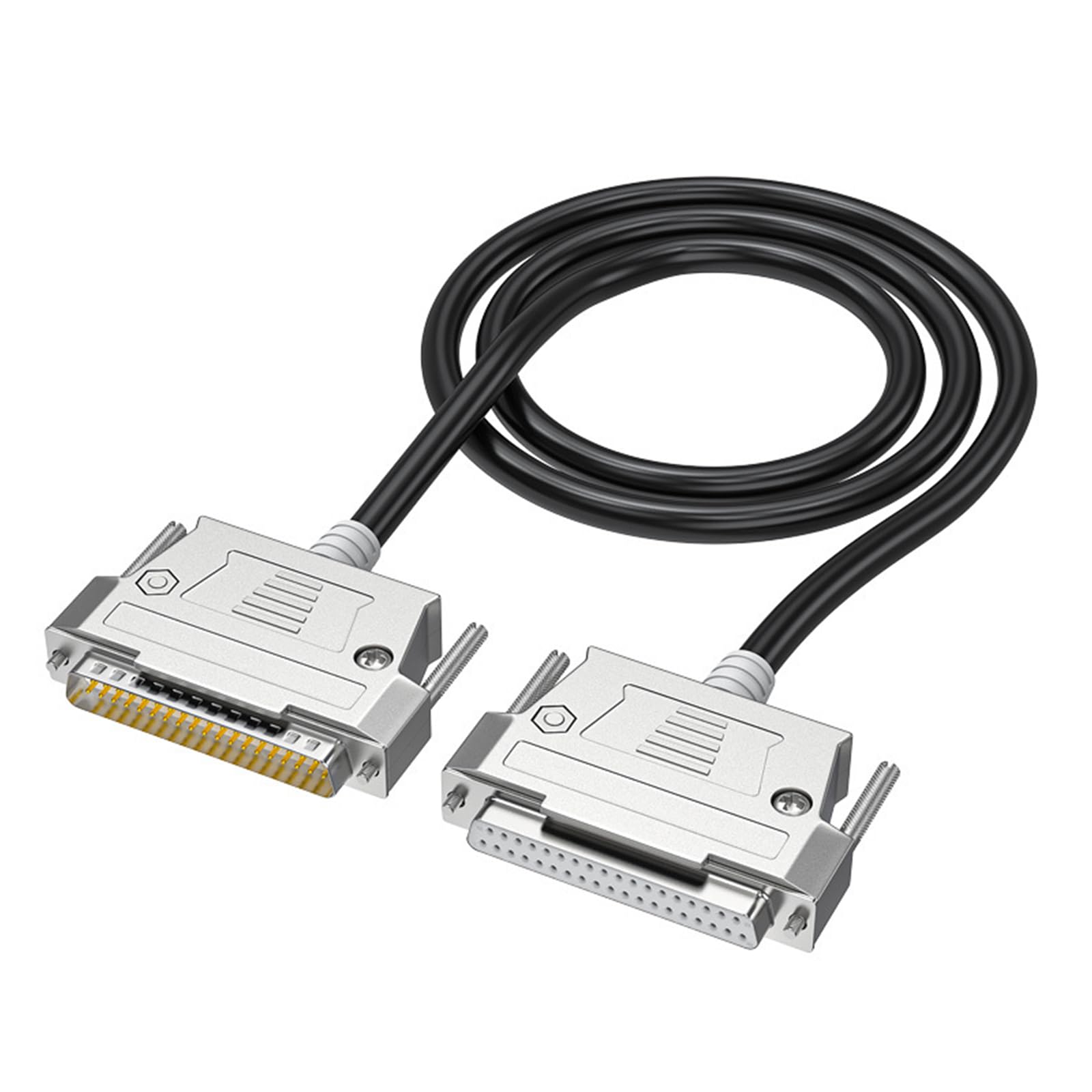 DB37 Cable 37pin Cores Shielded Extension Cable 26AWG Wire with Gold Plate Pin for Superior Connection 1m/1.5m/2m/5m 1