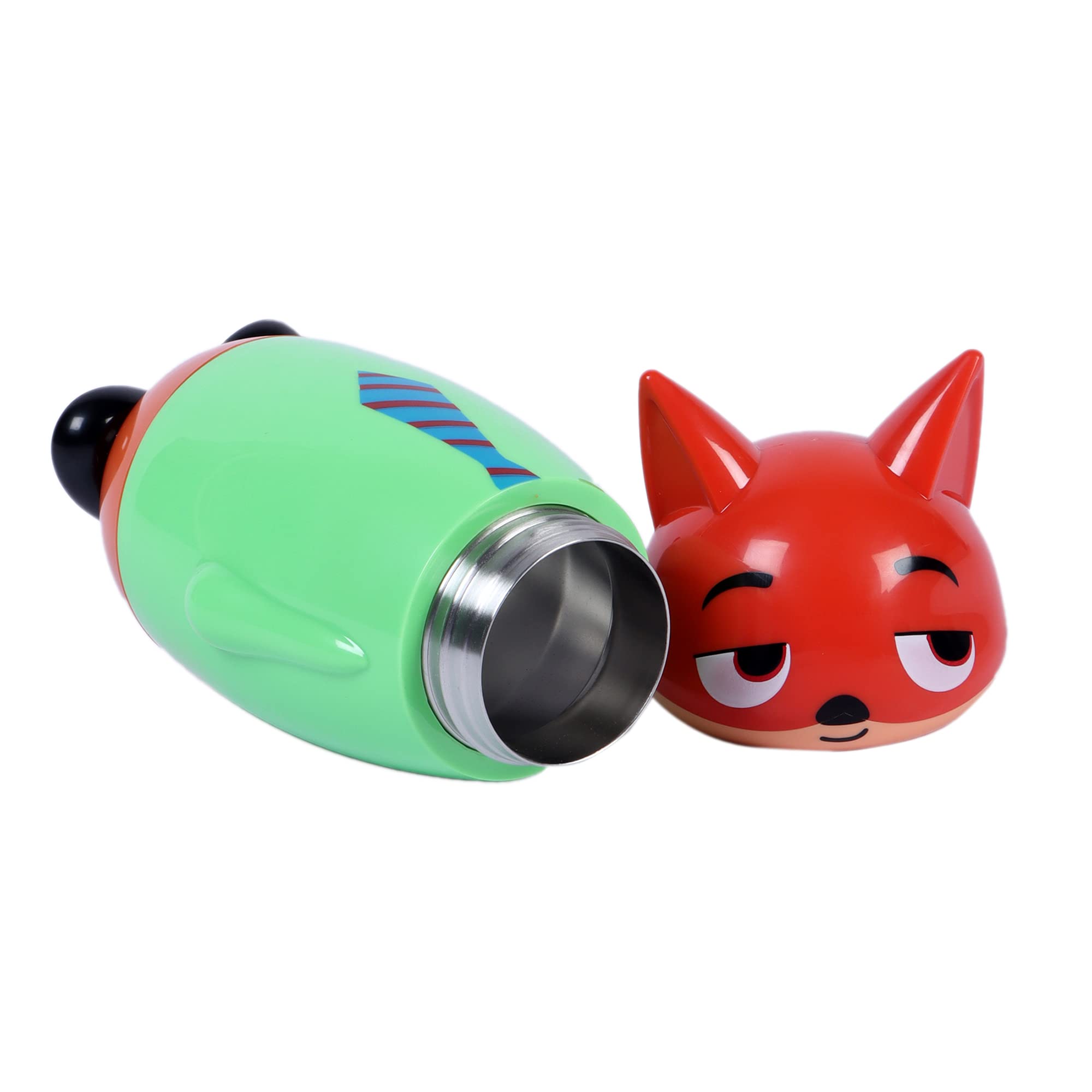 The Tickle Toe Insulated Stainless Steel 248ml Water Bottle Flasks Sippy Cup Kids/Students/Yoga/Birthday Gift/Office/Gym/Small Travel Trips Green RED F 6