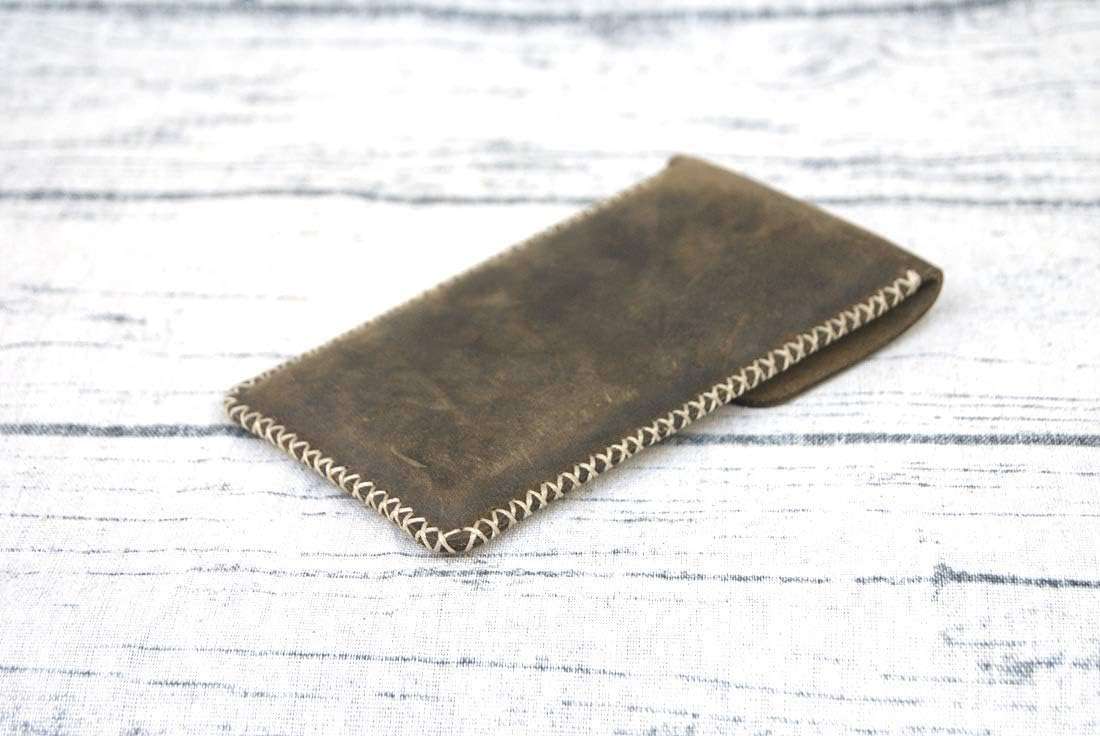 Personalized Custom Handmade Genuine Leather Mobile Phone Cases and Protective Bags 5