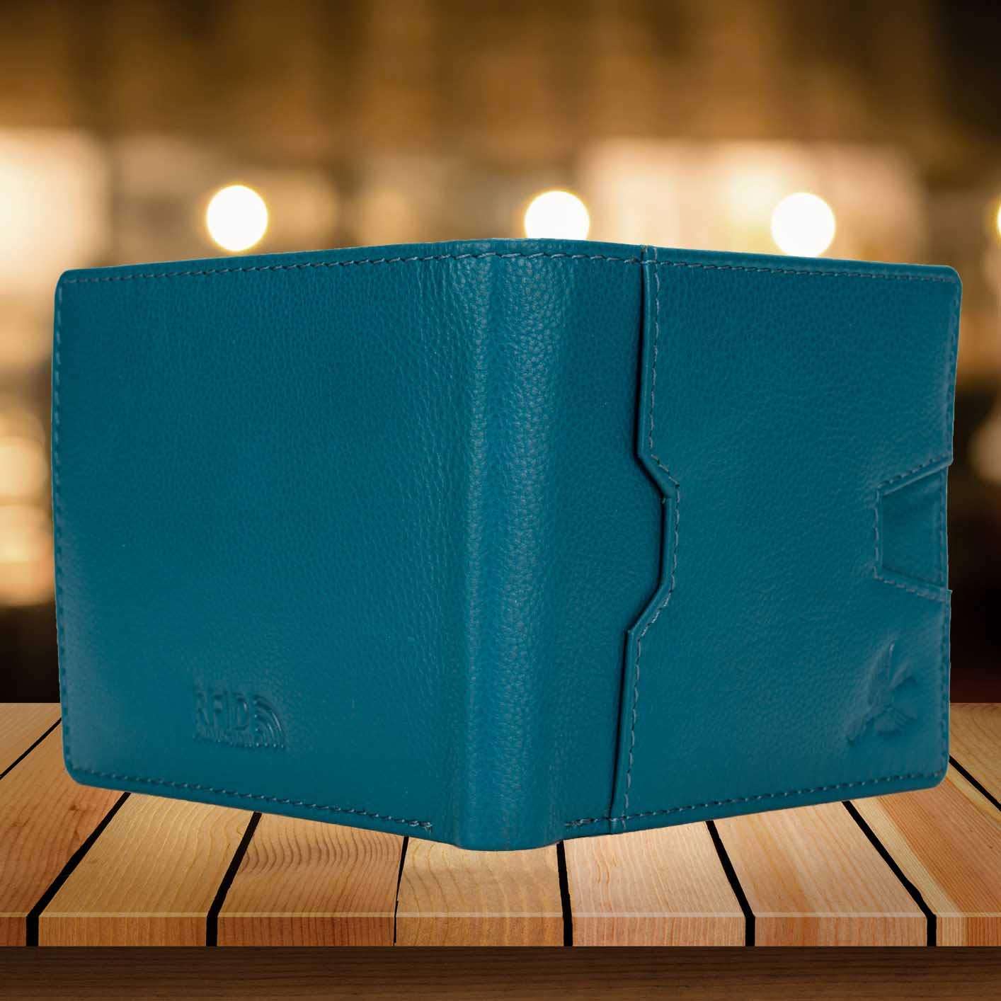 HORNBULL Eddie Leather Wallet for Men | Wallets Men with RFID Blocking | Mens Wallet (Brown + Pen) 5