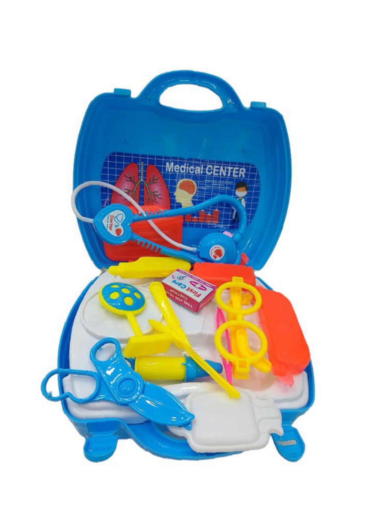 Toys Shoyes - Kids Toys Plastics Suitcase Beauty Set for Girls | Makeup Kit for Doll Girls Cosmetic Set | Kids Make Up Kit Toy Beauty Kit for Children Girls - 3-12 Years and Up & Doctor Set Suitcase 5