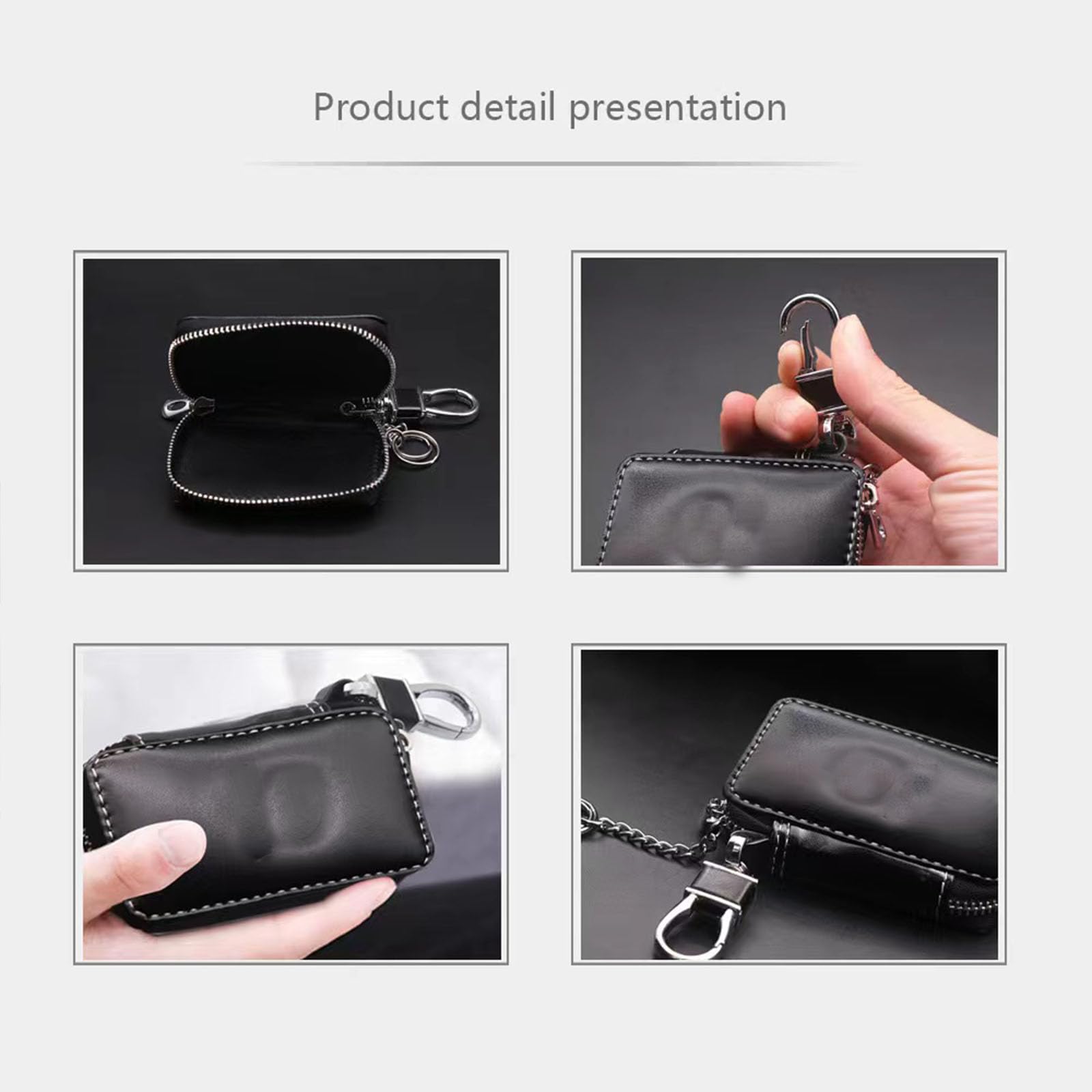 1pc for Jaguar Car Keychain Keyring Key Ring Replacement for Car Key Fob for Accessory Men Women (key-fob-ja) 4