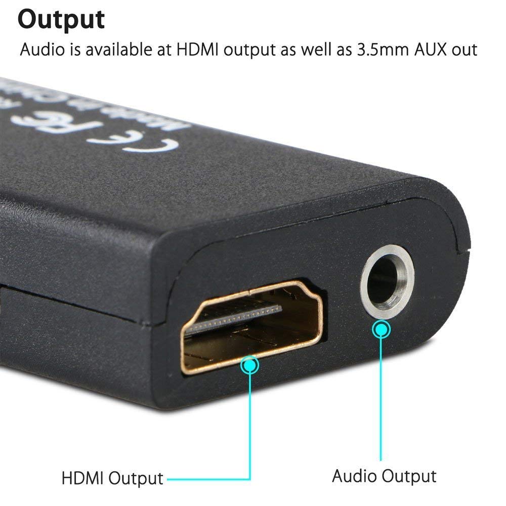 Video AV Adapter for Sony Playstation 2 PS2 to HDMI Converter w/ 3.5mm Audio Output, for HDTV HDMI Monitor by Farenow 3