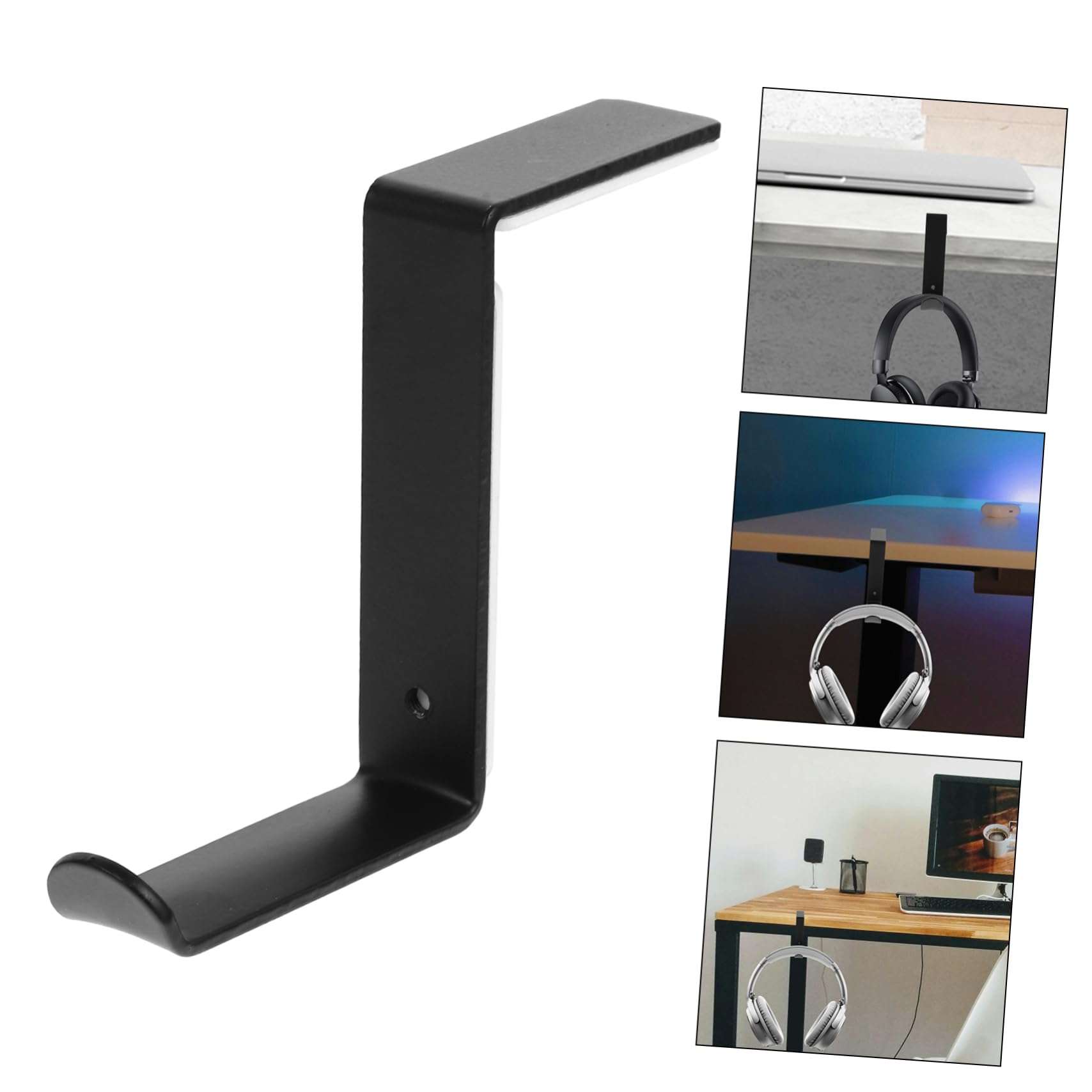 1pc Headphone Hook Headphone Holder Headset Shelf Rack Headphone Hanger Headphone Stand Headsets Stand Headphone Storage Hook Headset Holder Headphone Rack Headsets Holder 5