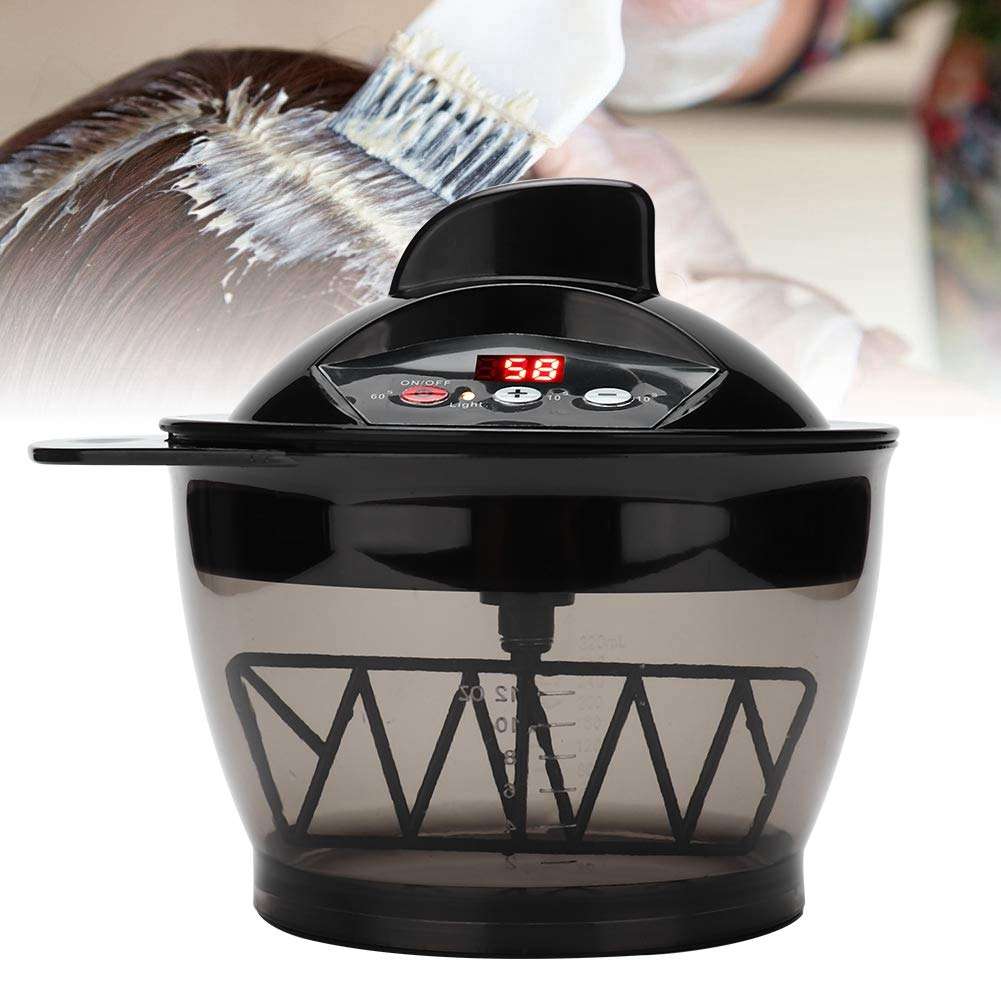 Hair Color Mixing Bowl, Electric Blender Mask Paste Automatic Mixer Hair Dye Cream Mixing Bowl Cream Blender for Hair Salon Home Use 6