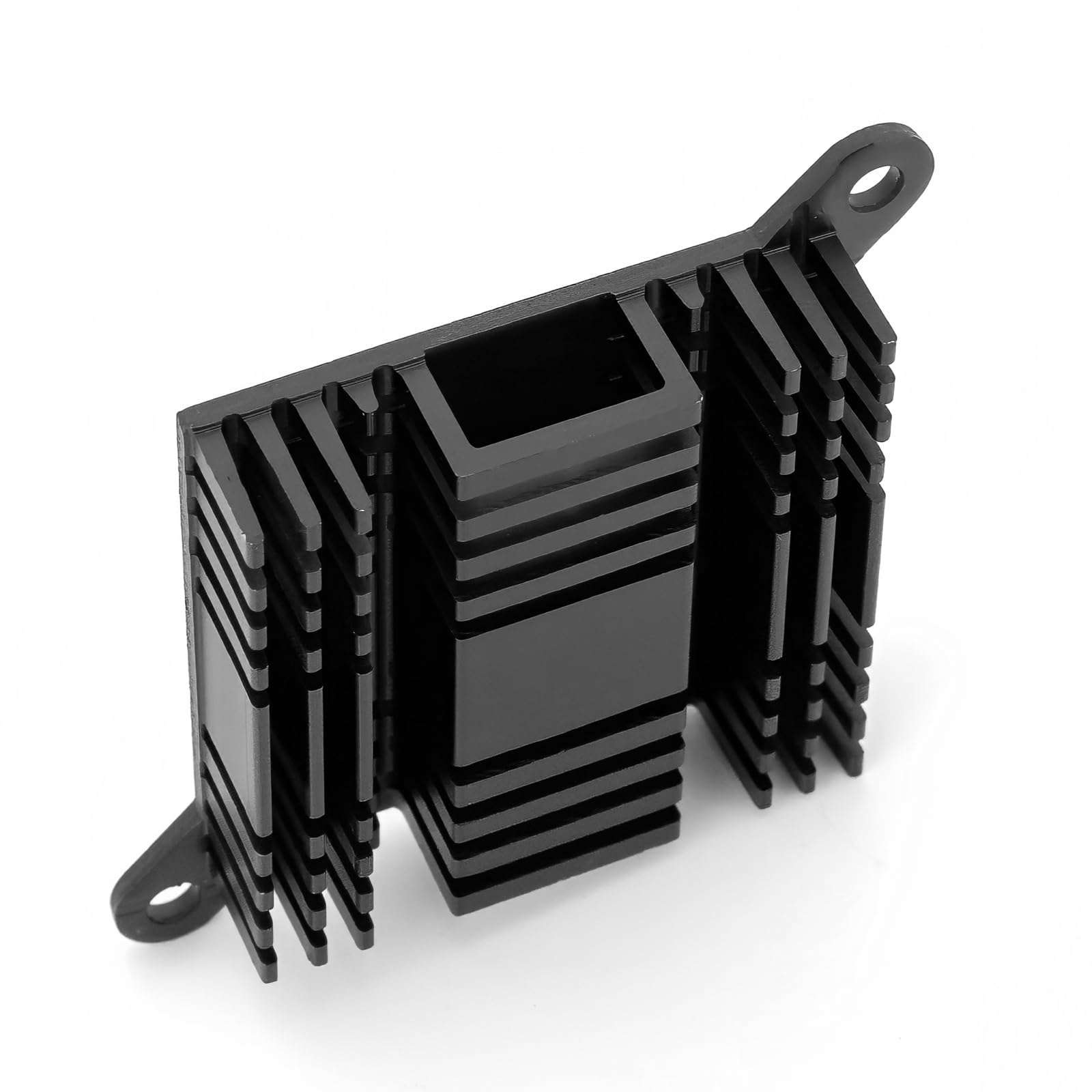Aluminum Heatsink 38x38x10mm GPU Heat Sink Cooling Black Radiator with Bridge for Electronics CPU Chip 10 PCS 3