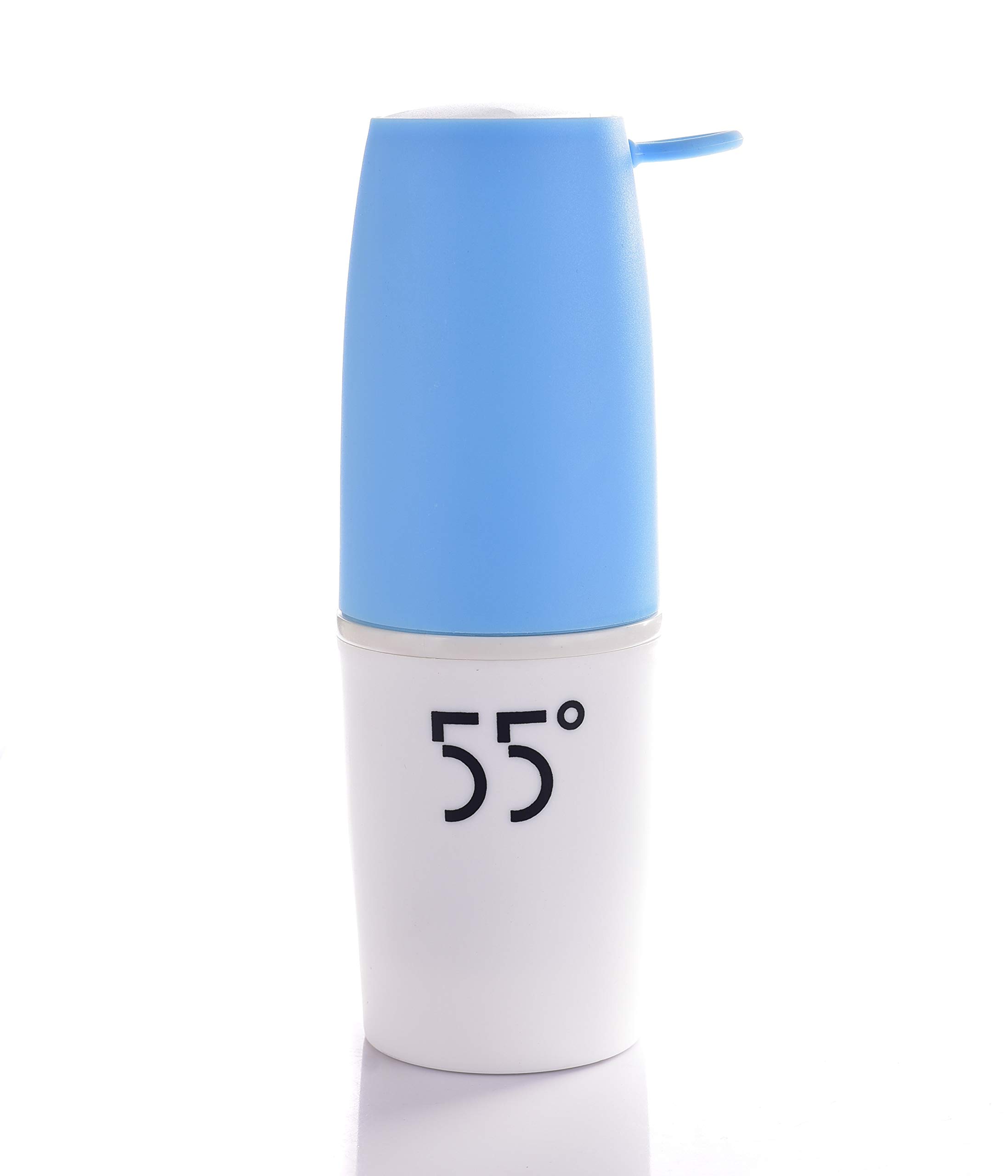 IRIS Shake Cup Stay Constant 55 Degree Water Cup Rapid Cooling Temperature to 131 Degree Fahrenheit Stainless Steel Water Bottles 1