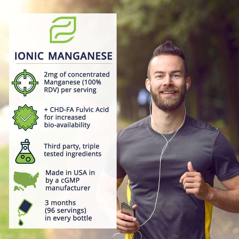 Liquid Ionic Manganese Supplement | Joint, Energy, Muscle Support | Women's Health | Men's Health | Adult Supplement for Healthy Aging 6