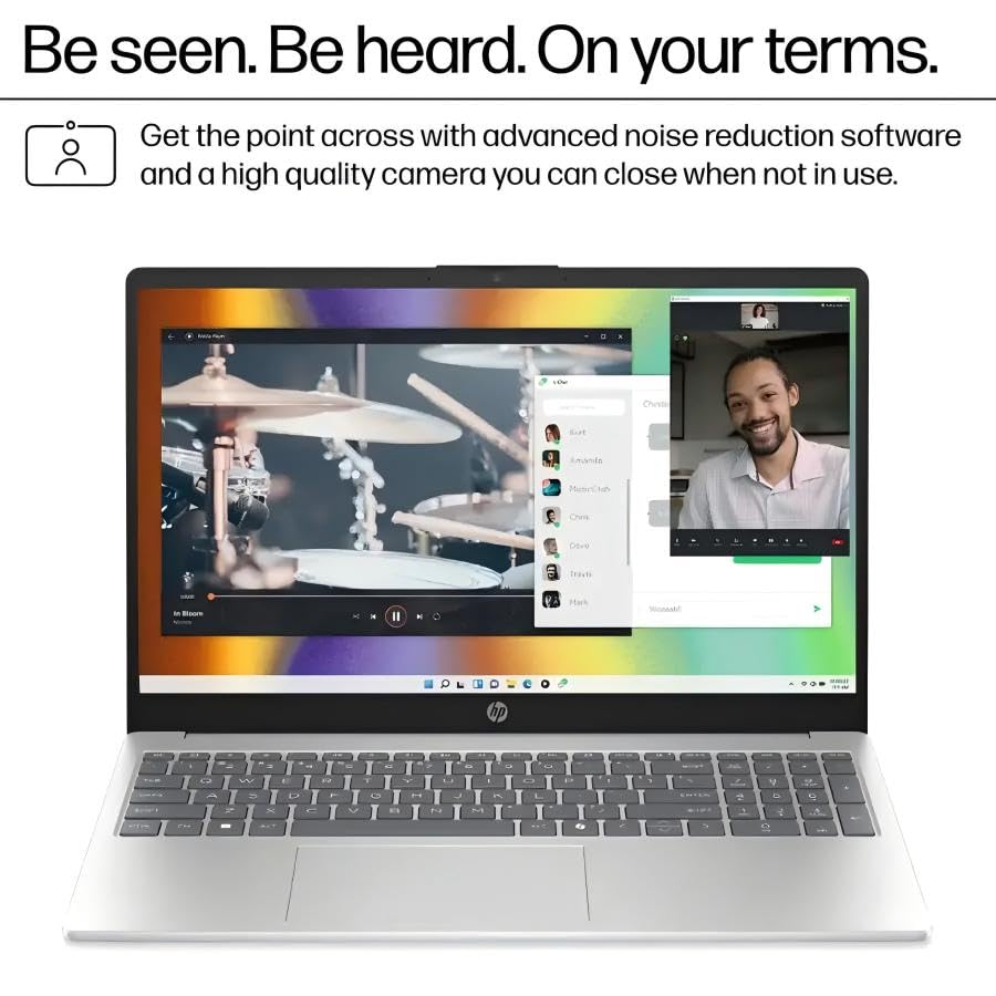 HP 15.6" FHD Touchscreen Business Laptop, 13th Gen Intel 10-Core i7-1355U, 64 GB RAM, 2 TB SSD, Intel Iris Xe Graphics, Wi-Fi 6, Long Battery Life, Copilot AI, HD Camera, Windows 11 Pro, Accessories 4