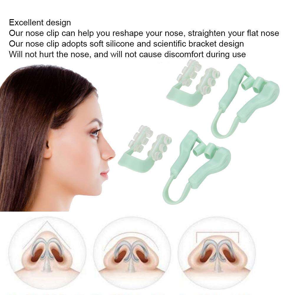 Nose Shaper, Invisible Nose Up Lifting Clip Shaper Shaping Tool Straightening Beauty Kit Clip Corrector 2