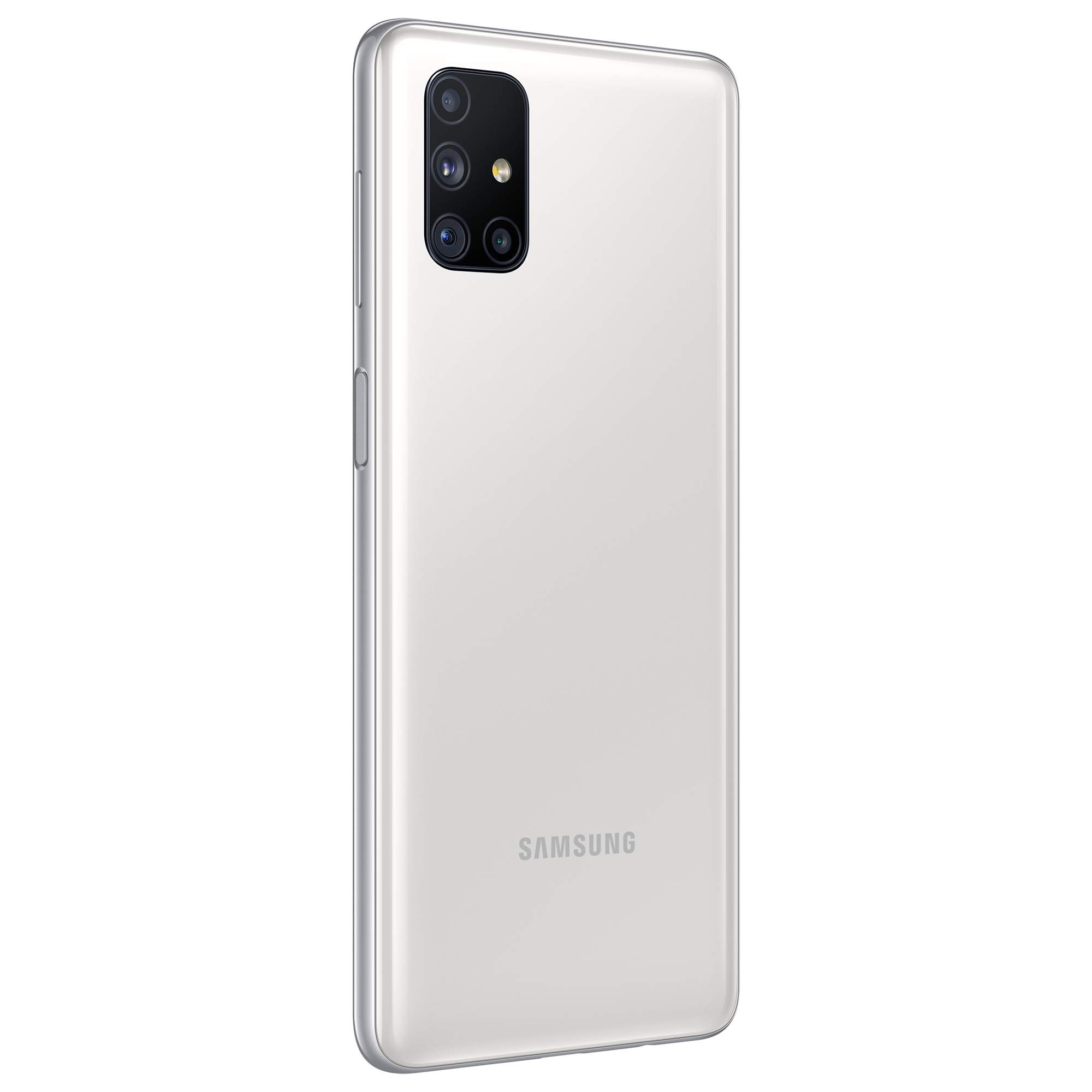SAMSUNG Galaxy M51 (M515F/DS) 128GB Dual SIM, GSM Unlocked, Android Smartphone (White) 2