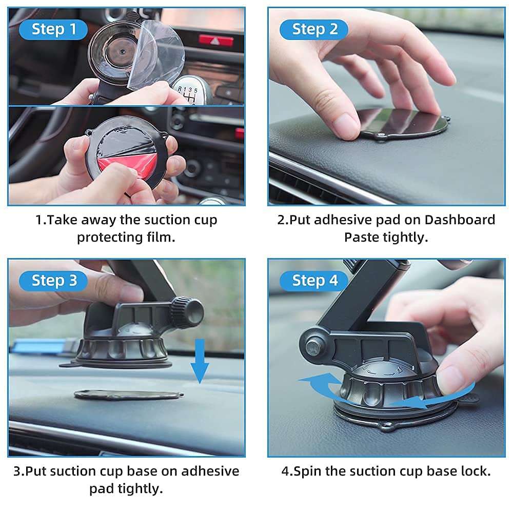 Magnetic Wireless Car Charger for iPhone 13/13 Pro/ 13 Pro Max/ 13 Mini/iPhone 12/12 Pro/ 12 Pro Max/12 Mini,MagSafe Case 15W Fast Charging, Car Windshield Dashboard Air Vent Car Phone Holder 6