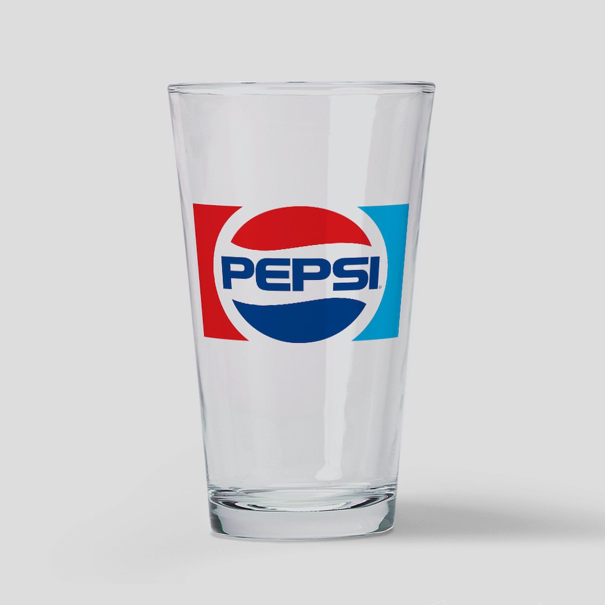 CafePress 90S Pepsi Logo Pint Glass, 16 oz. Drinking Glass 1