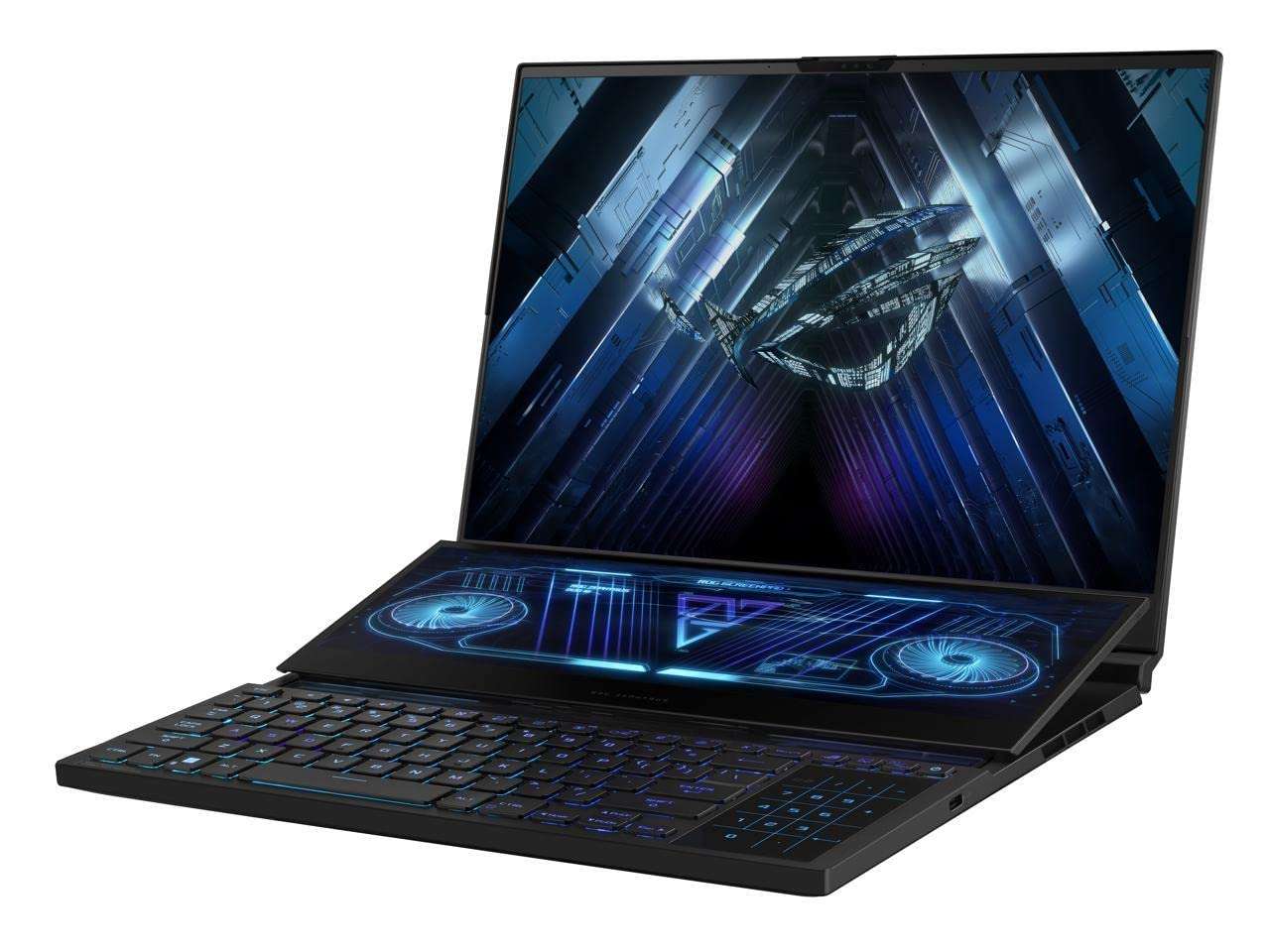 ASUS ROG Zephyrus Duo 16 GX650 GX Gaming & Entertainment Laptop (AMD Ryzen 9 7945HX 16-Core, 64GB DDR5 4800MHz RAM, 8TB PCIe SSD, GeForce RTX 4080, 16.0" 240Hz Win 11 Pro) with G2 Universal Dock 6
