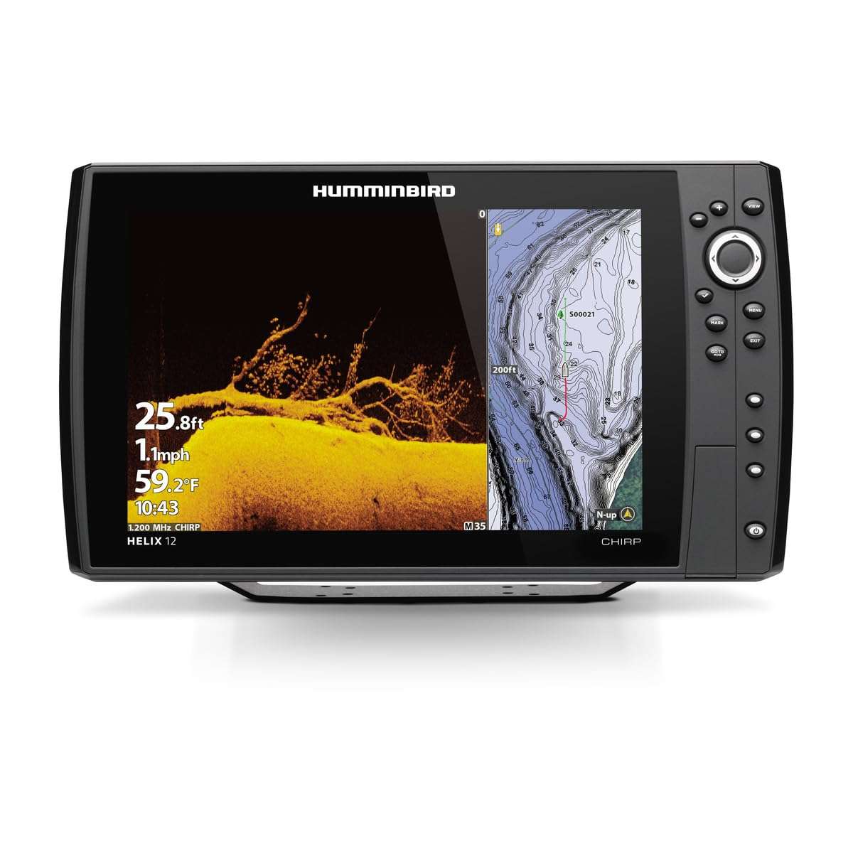 Humminbird 411440-1 Helix 12 Chirp MEGA DI+ GPS G4N 5