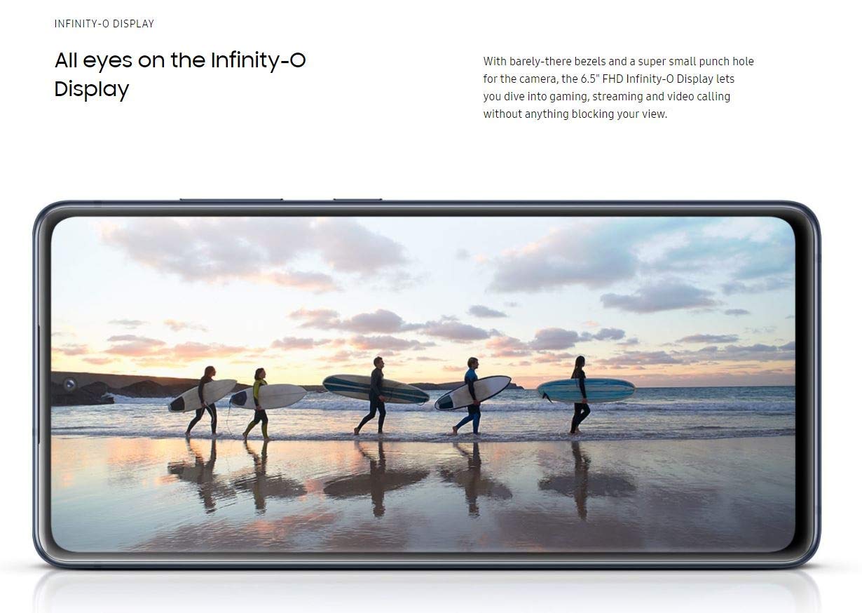 SAMSUNG Galaxy S20 FE 5G (128GB, 6GB) 6.5" AMOLED, Snapdragon 865, IP68 Water Resistant, 4G Volte Fully Unlocked (T-Mobile, AT&T, Verizon, Global) G781W International (w/Fast Wireless Charger, Navy) 6