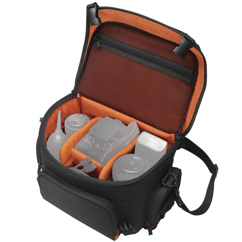 Sony LCSSC21 Lightweight System Case for Alpha DSLR Camera and Lenses - Black 2