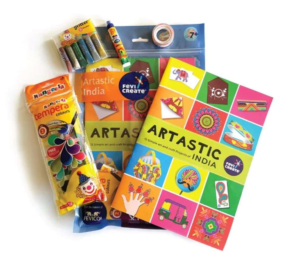 Pidilite Fevicreate Artastic India Art Drawing Kit for Kids 8 Year & Above 3