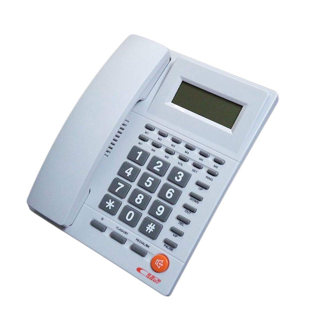 SHRBI Landline Phone Telephone Button Caller ID Corded Receiver Speaker Feature Phone for Home & Office Organizer Orientel KX -T1588CID in (Multi Color) 2