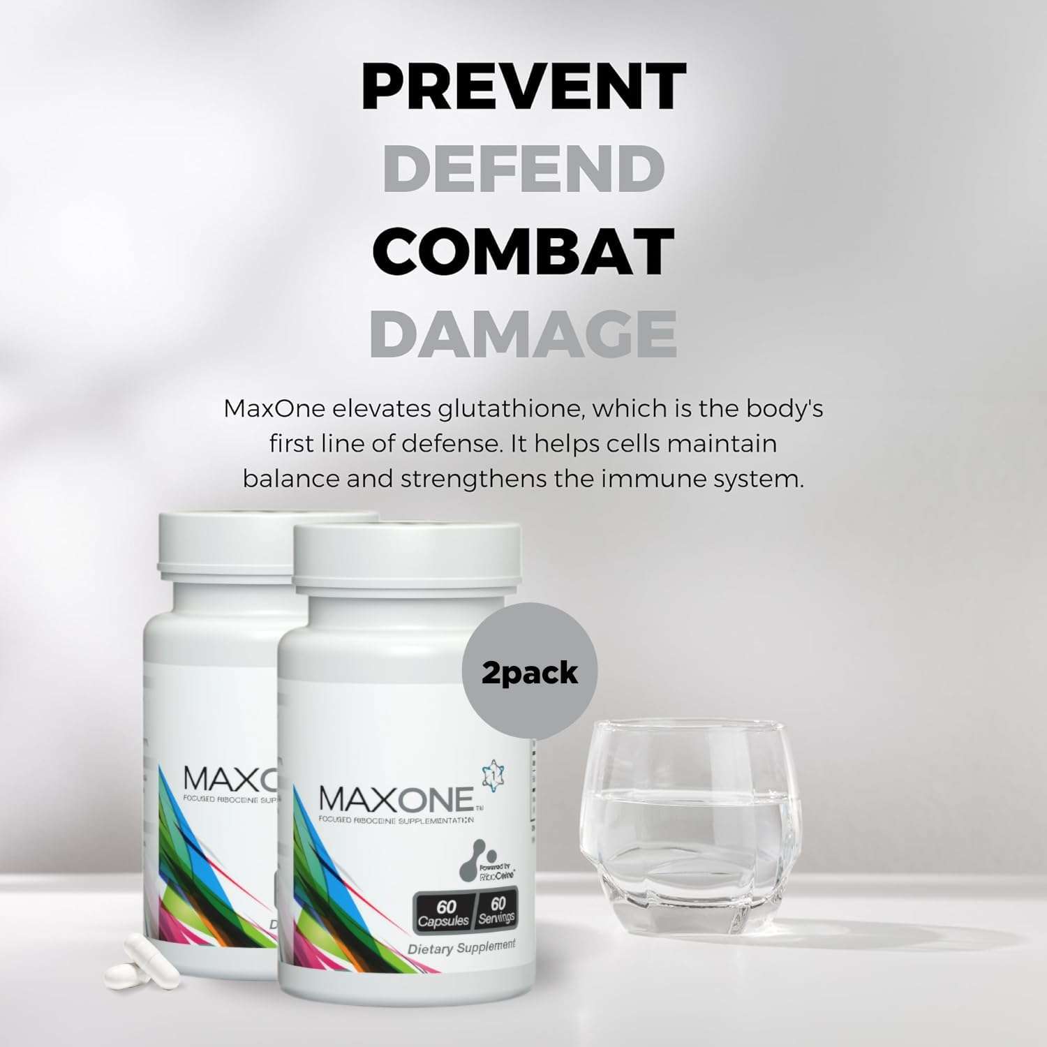 Max One, Focused Riboceine Supplementation, 60 Vegetable Capsules, 30 Servings (Pack of 2) 5