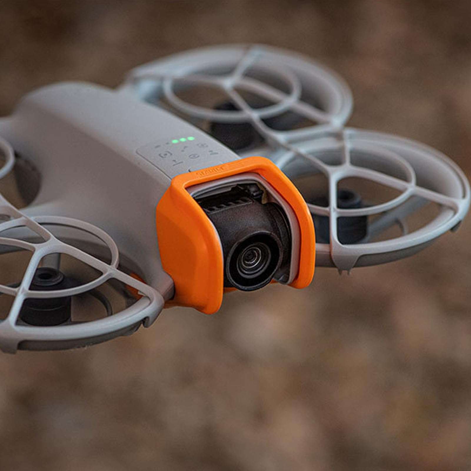 Drone Lens Bumper Guard for DJI Neo, Snap On Gimbal Bumper Guard, ABS Camera Lens Protector Guard Bar for DJI Neo Accessories (Orange) 5