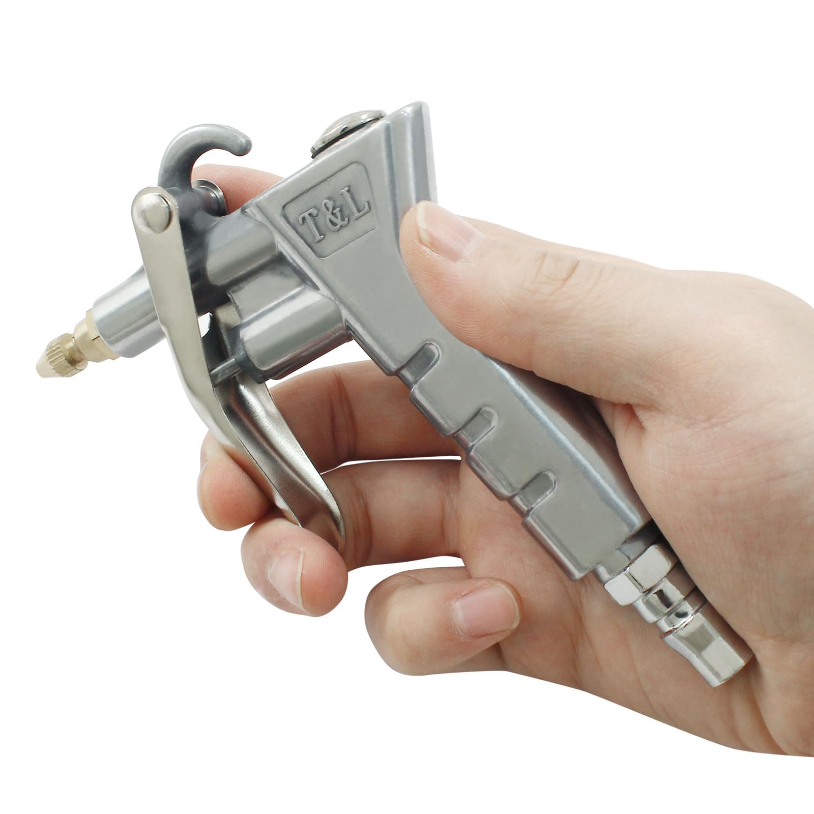 LDEXIN Air Blow Gun, High Pressure Nozzle Dust Cleaning Tool, Air Compressor Accessory Tool Air Blower Nozzle Gun for Automotive/Workshop/Home Use 5