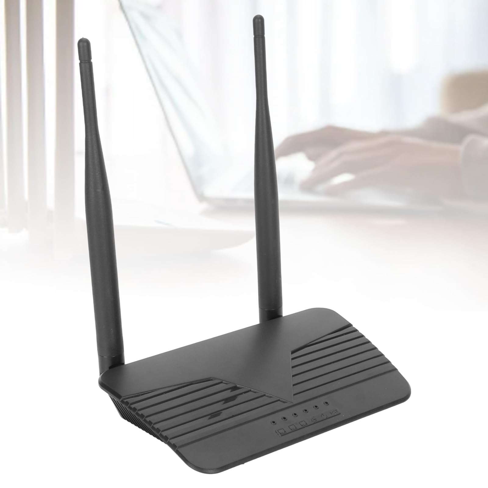 300Mbps Wireless WiFi Router, Wide Coverage, Multiple Interfaces for Connecting Computers, Printers, TVs, Reliable Stable for Office and Gaming 4