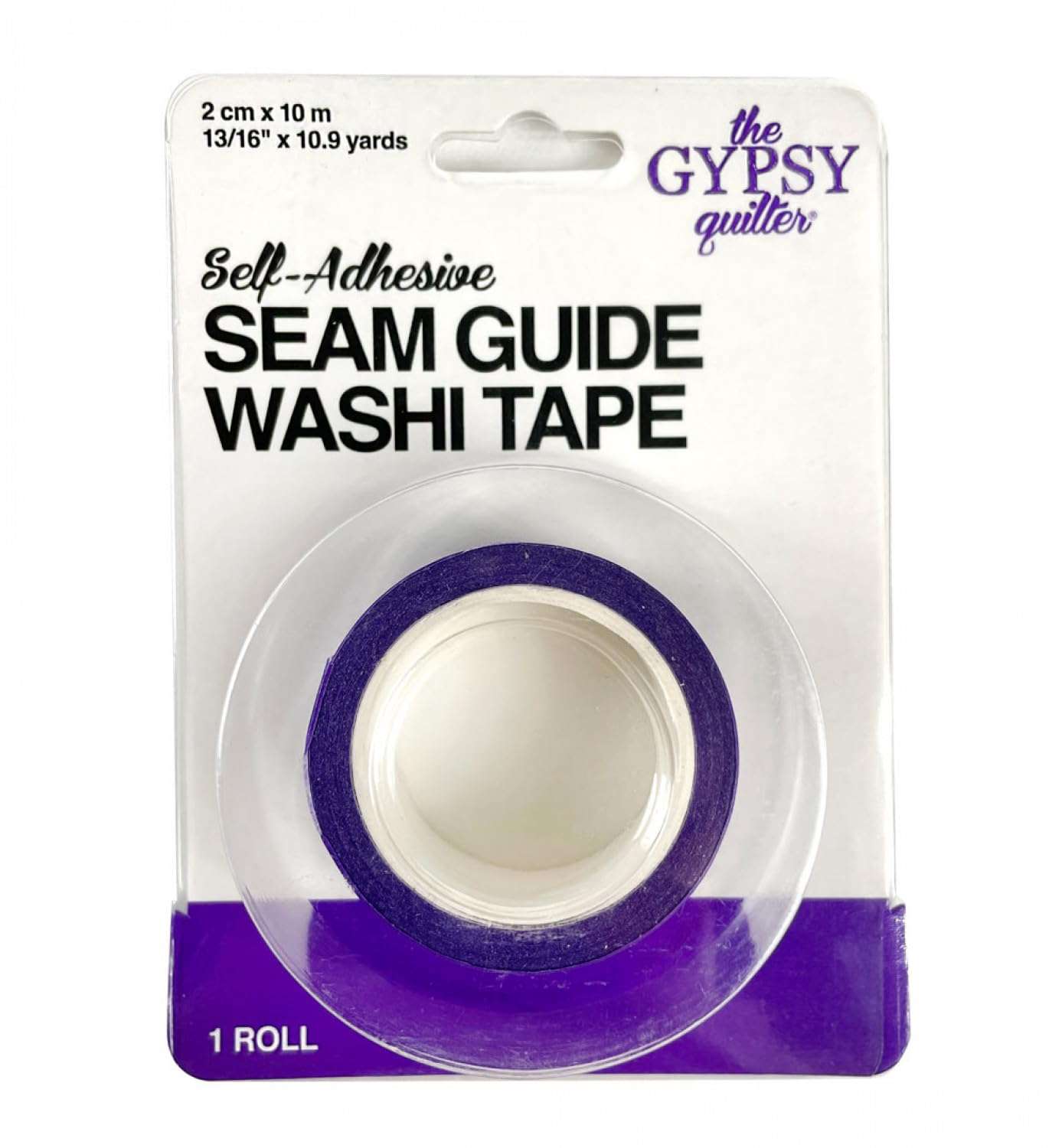 The Gypsy Quilter Seam Guide Washi Tape 1