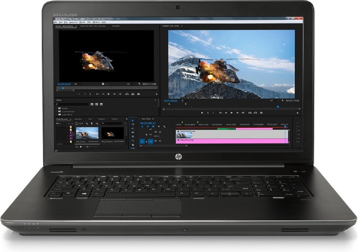HP ZBook Studio 15 Mobile Workstation - i7-6700HQ Quad-Core - 15.6" UHD (3840 x 2160) IPS AG - 512GB SSD -16GB - NVIDIA Quadro M1000M (4GB) 1