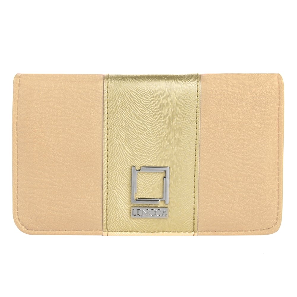 Durable Leather Cell Phone Wallet Case | Credit Debit Card Holder | ID Holder | Back Pocket | Shoulder Wallet Bag for Women